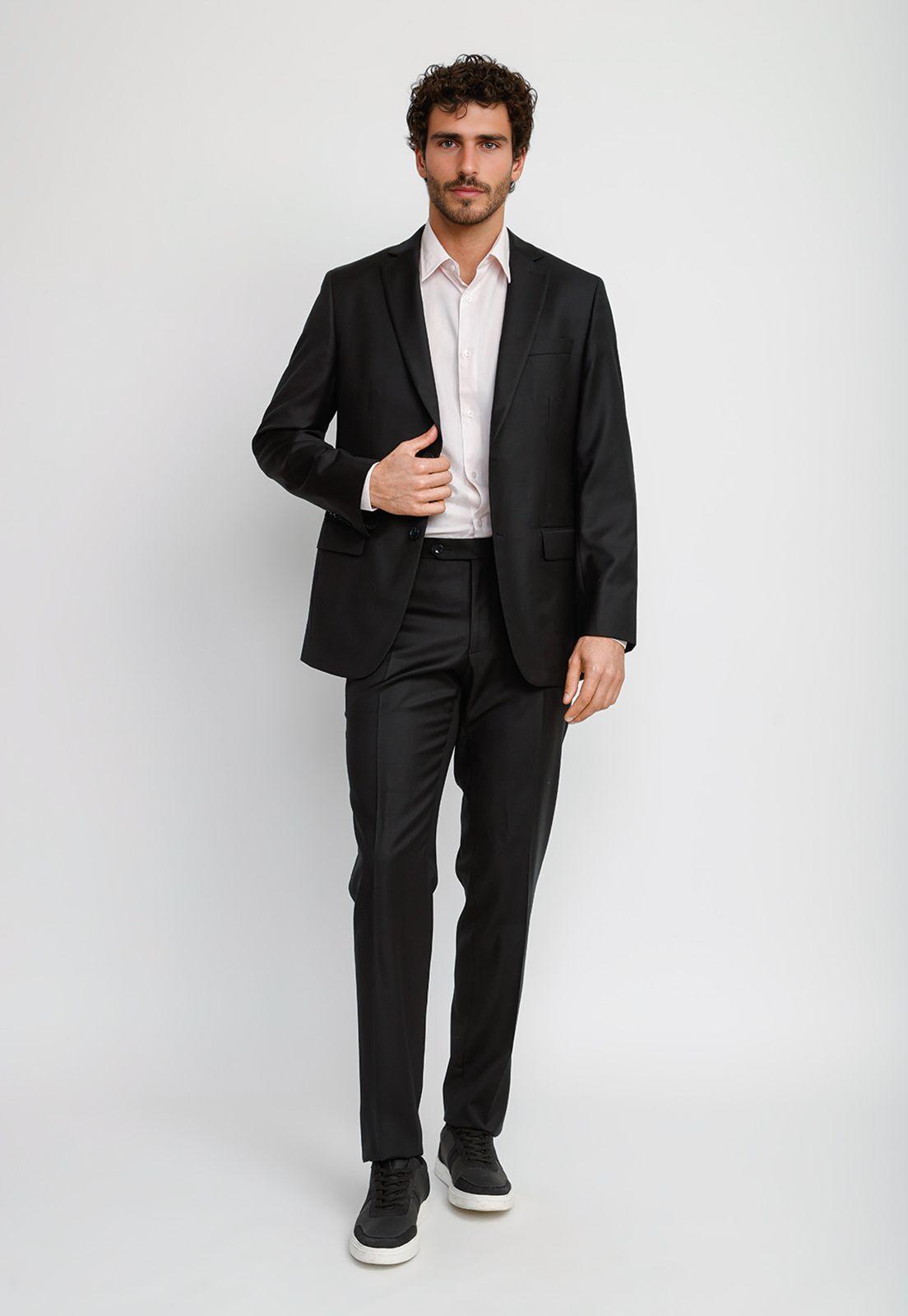 Chaqueta Formal Hombre Negra 21090/118F-3