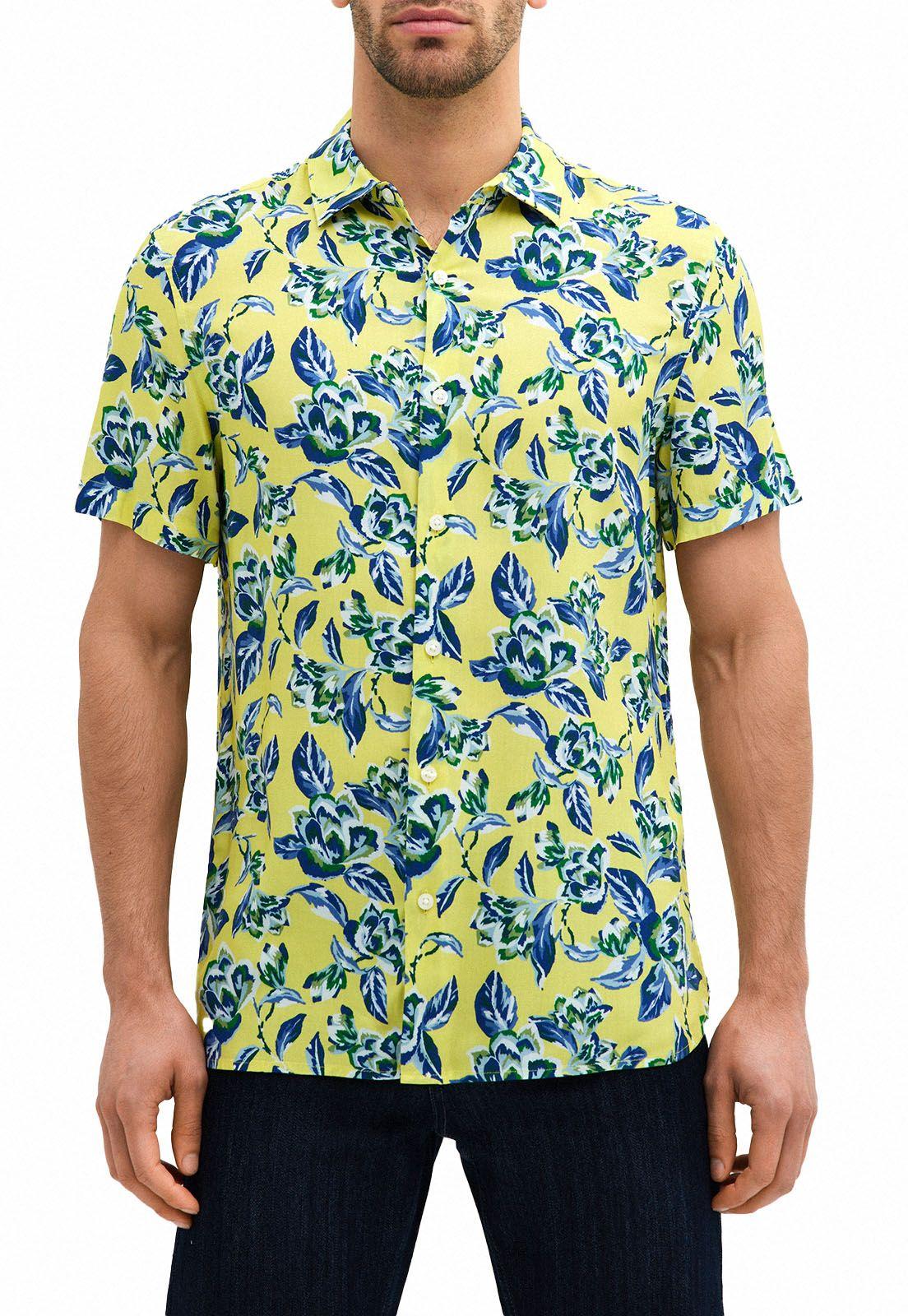 Camisa Estampada Flores Ultra Soft-0