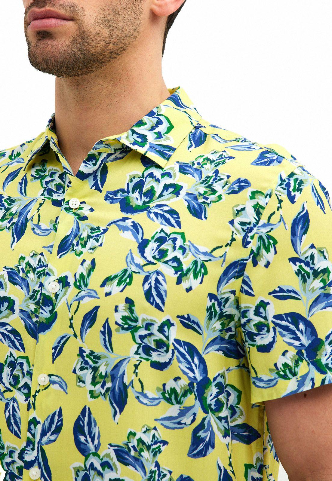 Camisa Estampada Flores Ultra Soft-2
