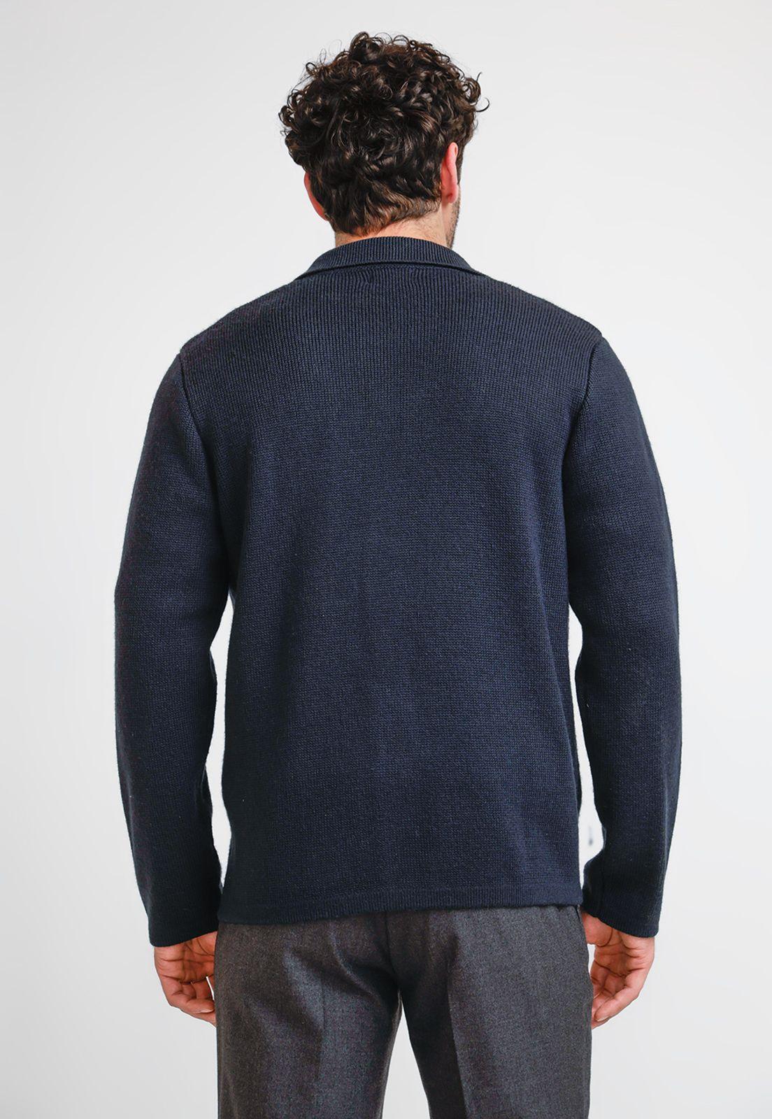 Cardigan Hombre Phillip Azul Marino-1