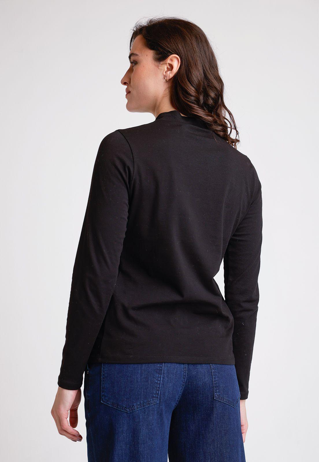 Polera De Mujer Modelo Eris Color Negro-1