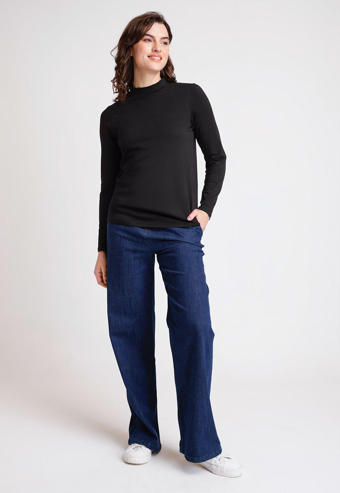 Polera De Mujer Modelo Eris Color Negro-3