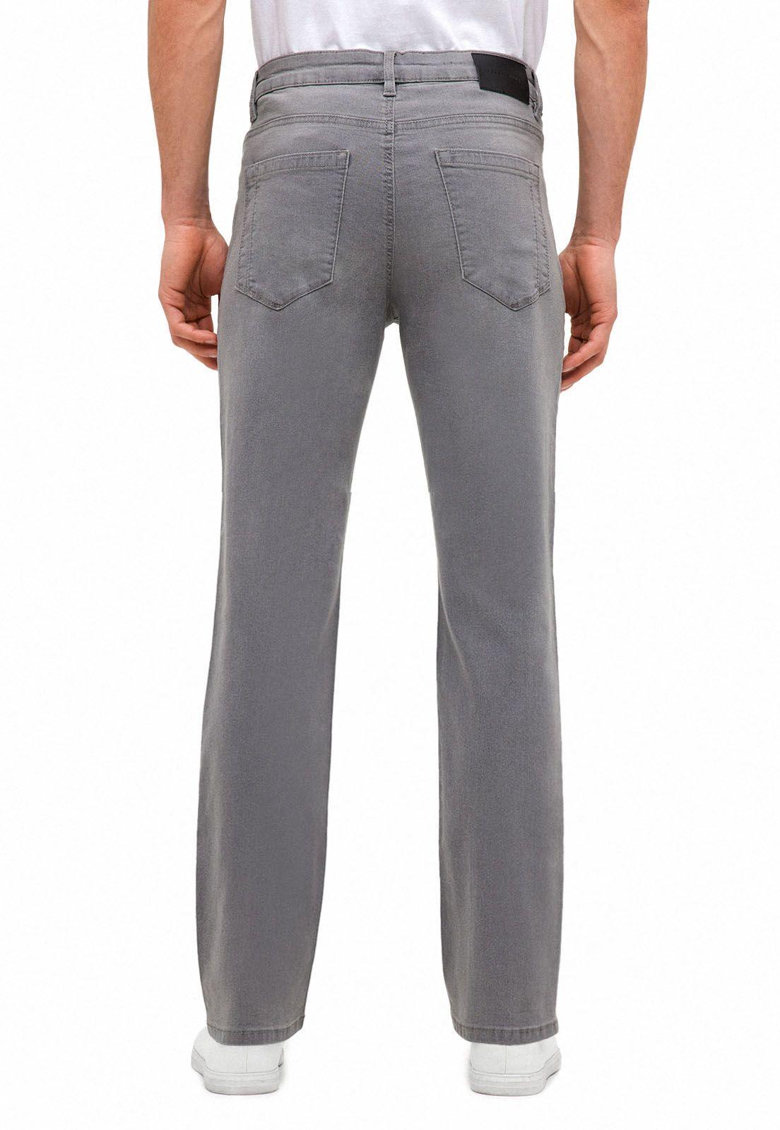 Jeans Casual Liso Gris-1