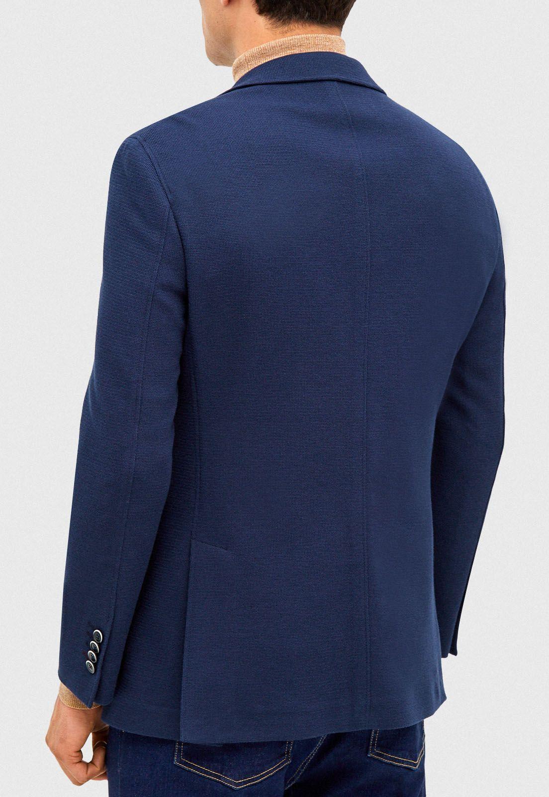 Chaqueta Basic Knit Jacket Navy-1