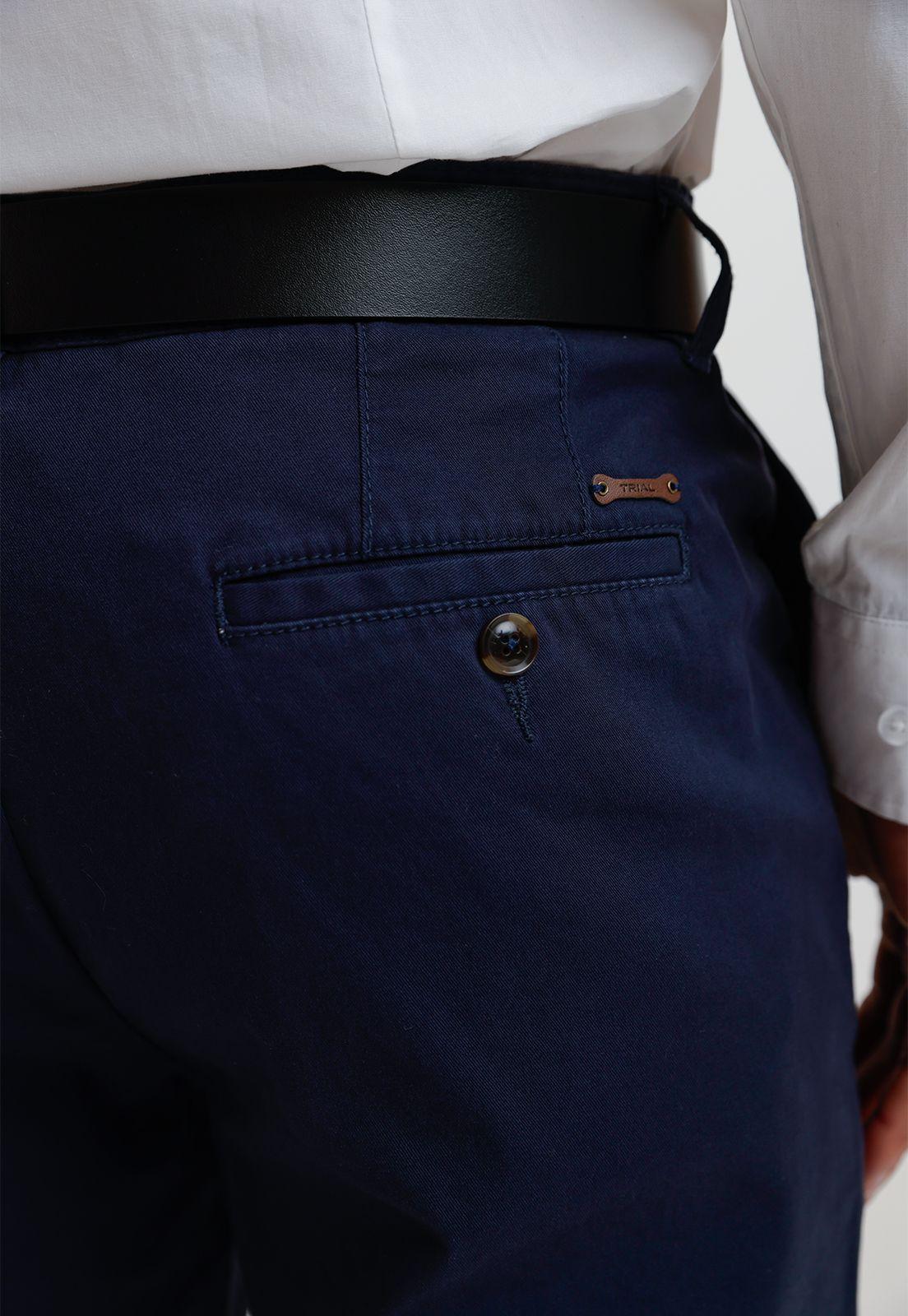 Pantalón Chino Hombre Algodón Vinci Azul Marino-2