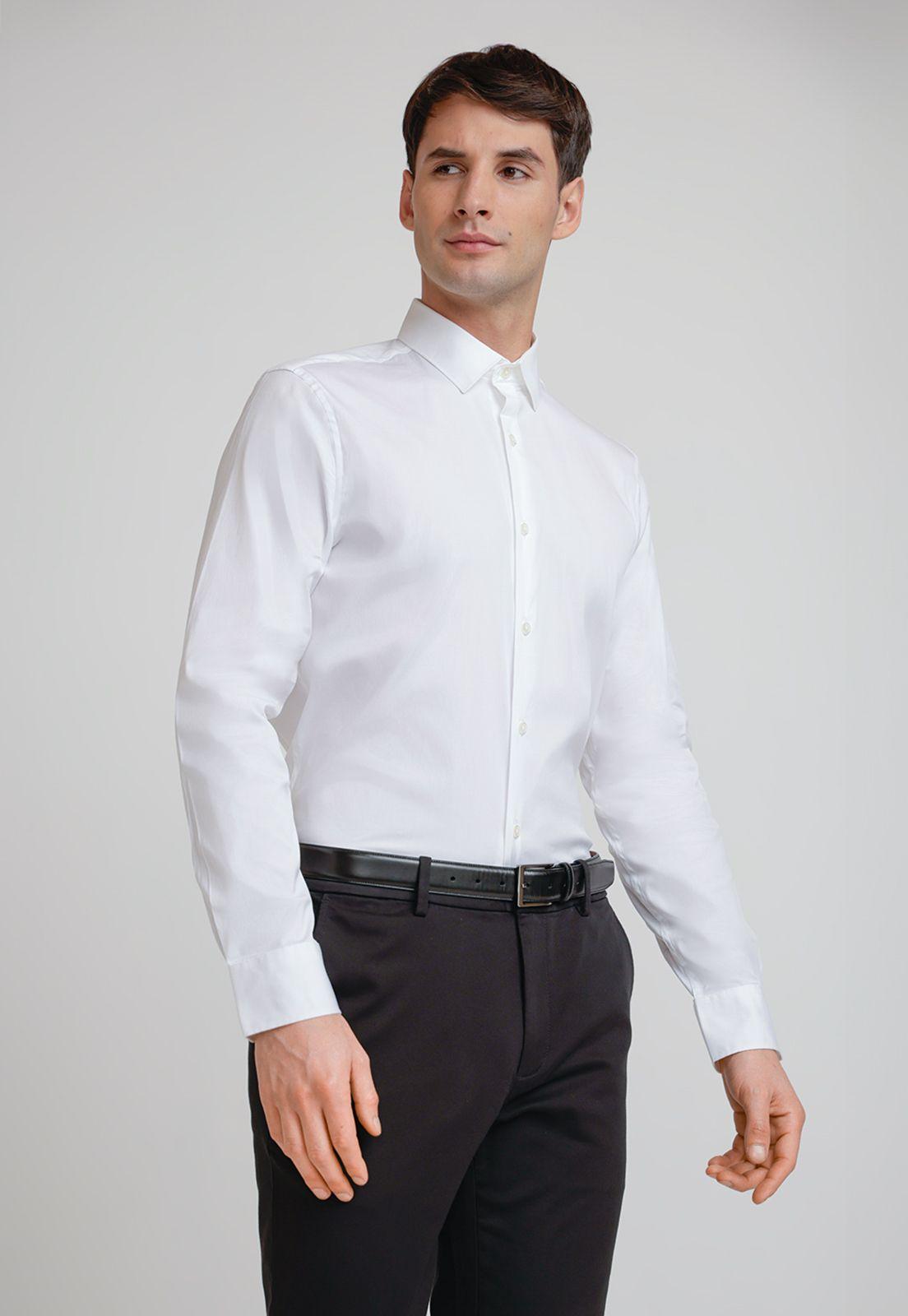 Camisa Hombre Smart Blanco-0