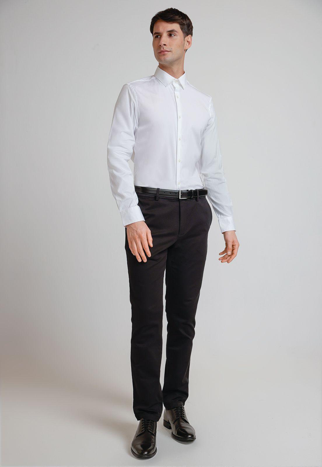 Camisa Hombre Smart Blanco-3