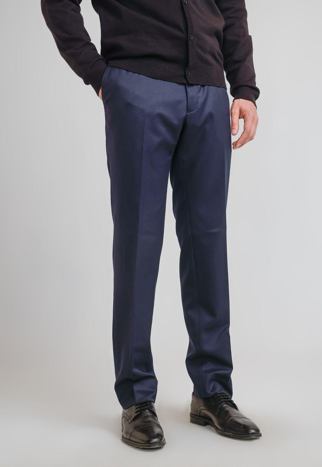 Pantalón Formal Hombre Regular fit Executive  Azul marino-0