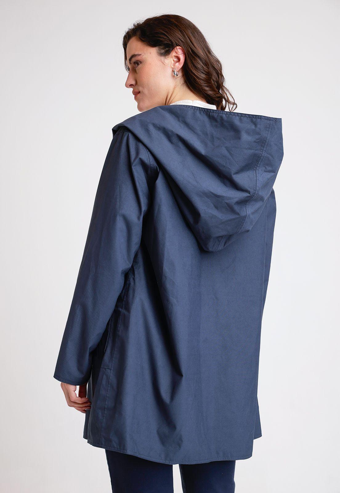 Impermeable De Mujer Modelo Salermo Color Marino-1