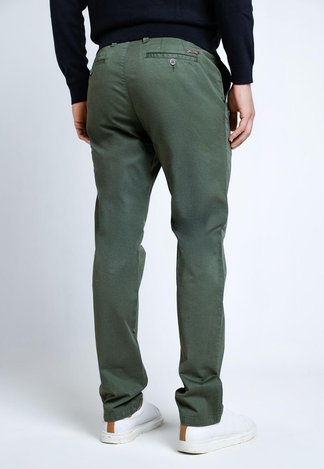 Pantalón Hombre Algodón Vinci Verde-1