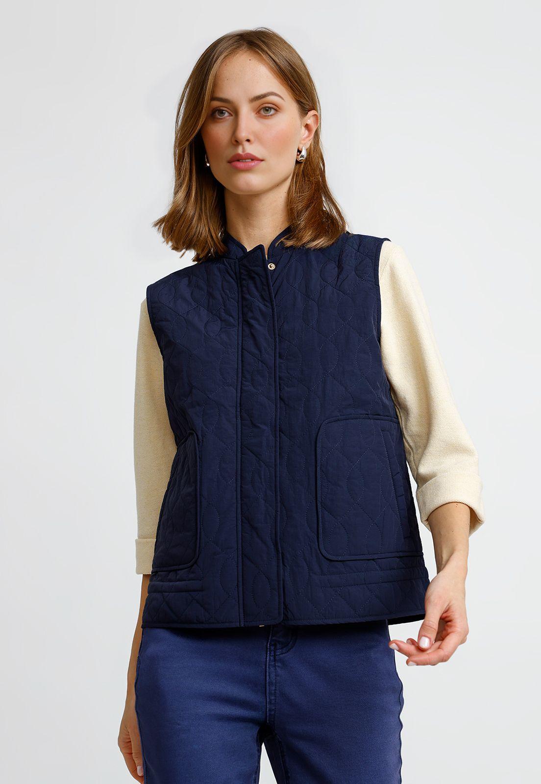 Parka Sin Mangas Navy Angelina-0