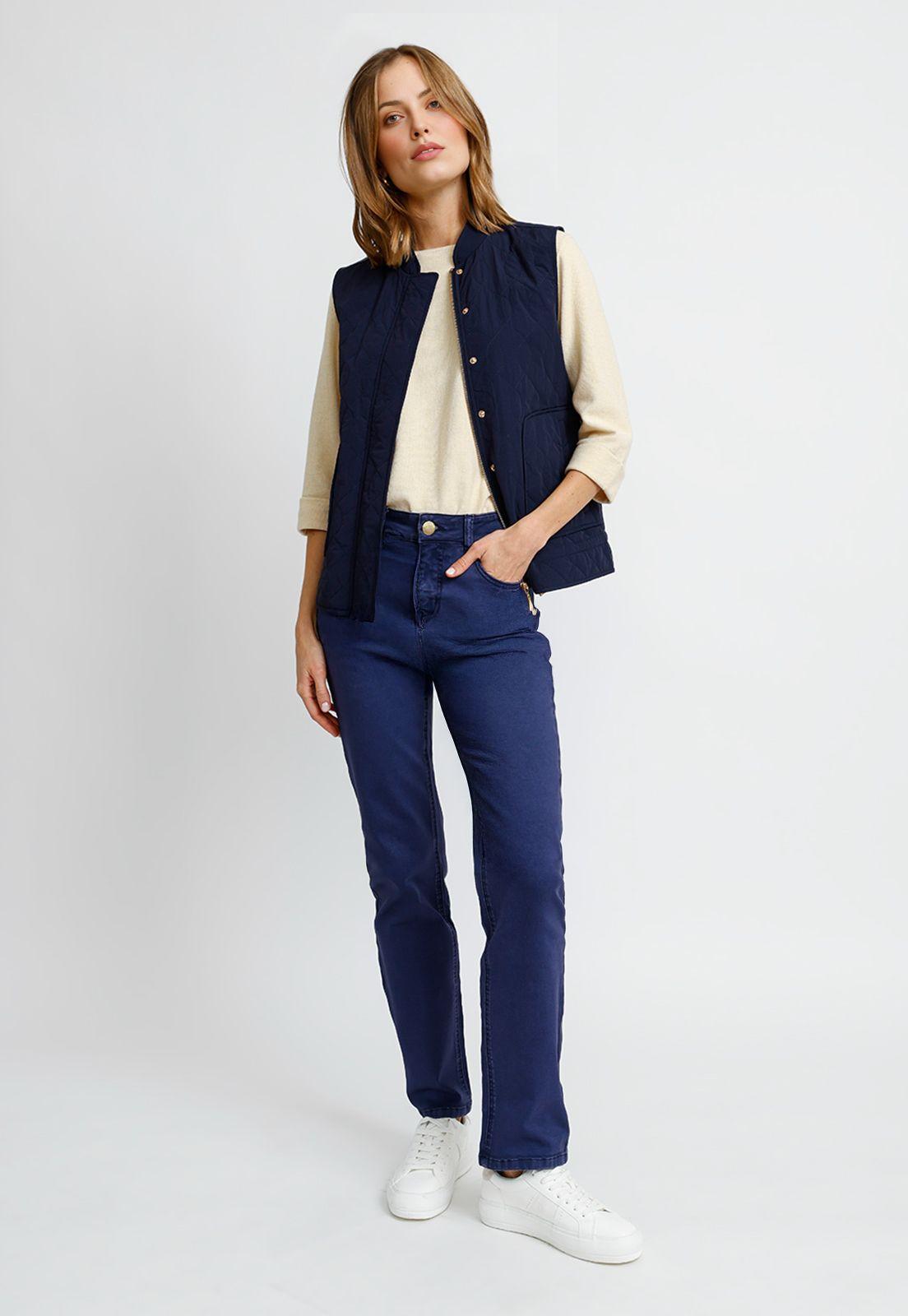 Parka Sin Mangas Navy Angelina-3