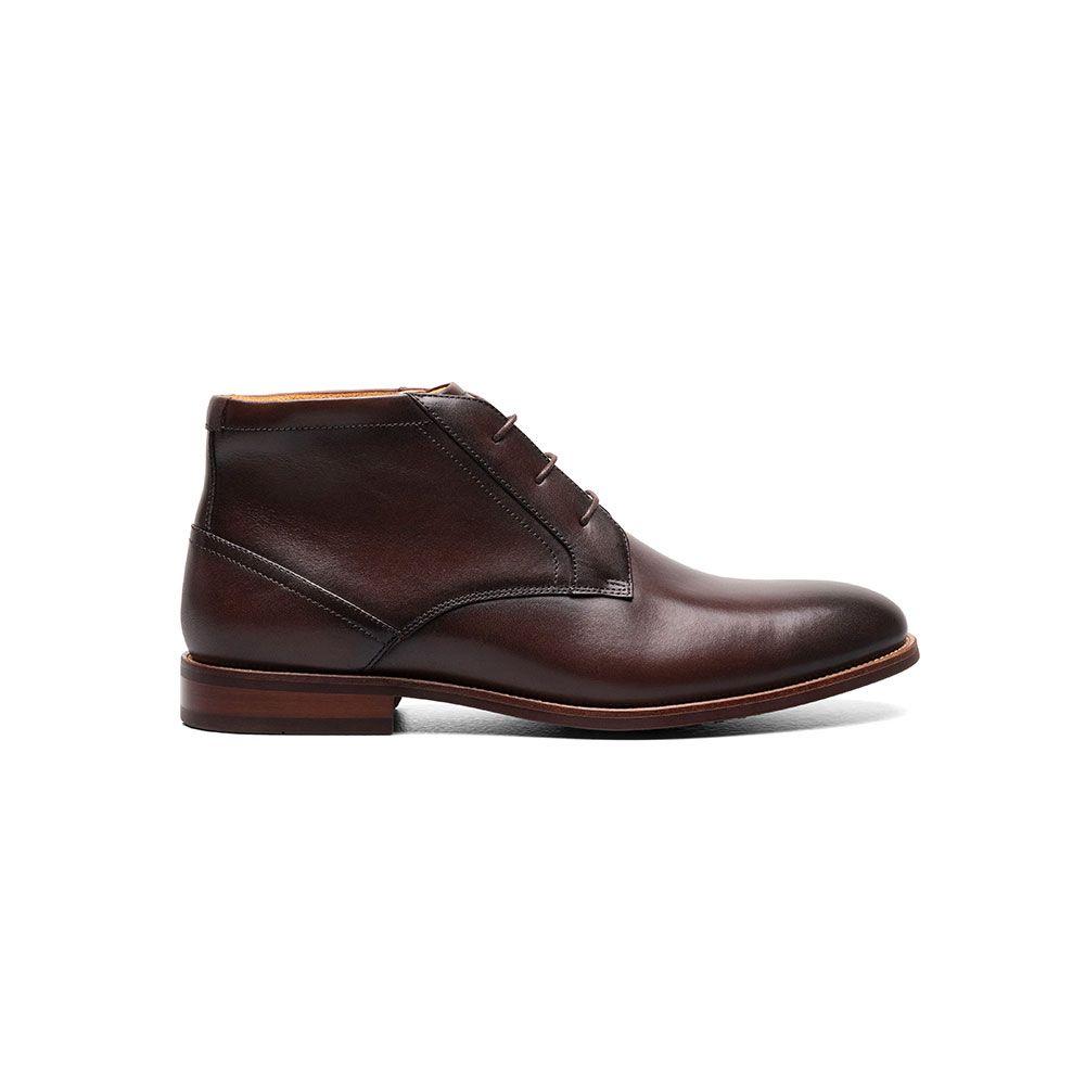 Botines Rucci Plain Toe Chukka Boot Café-2