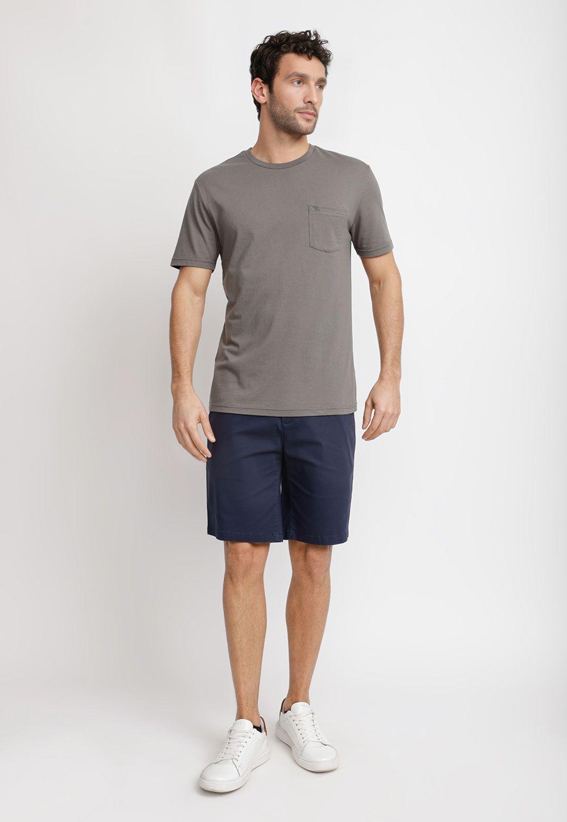 Polera Cuello C Algodón Pima Marcus Verde Oscuro-3