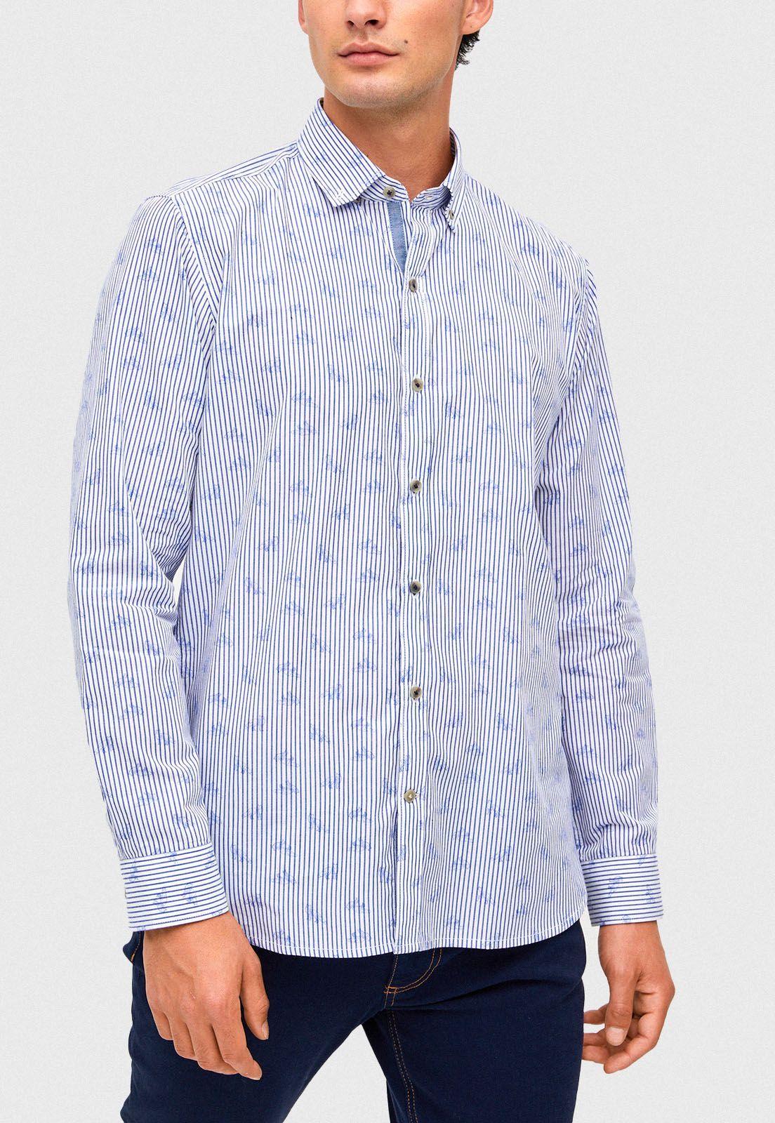 Camisa casual Bascou Blanca-0
