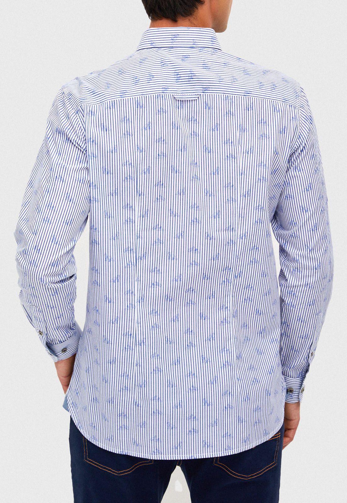 Camisa casual Bascou Blanca-1