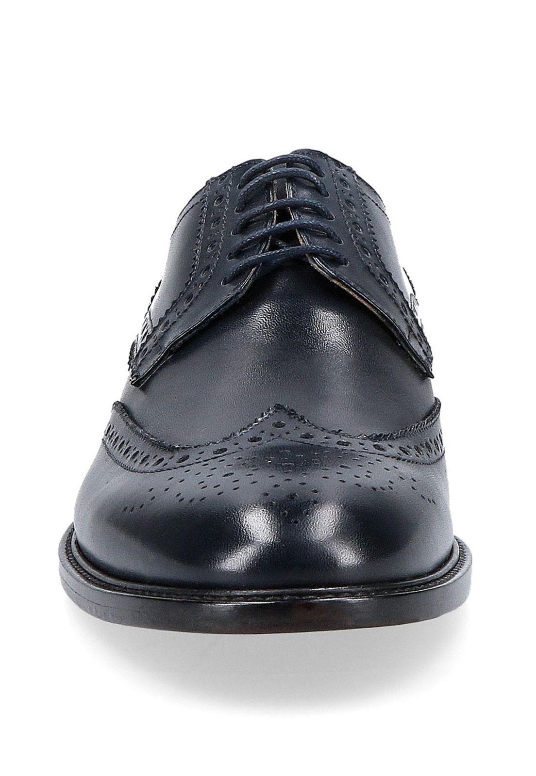 Zapatos Formal Italianos Voltago Wingtip Oxford Navy-2