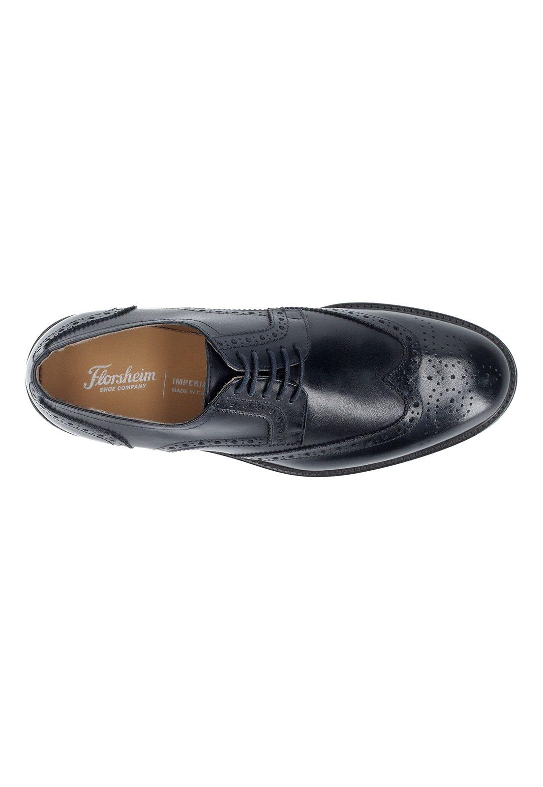 Zapatos Formal Italianos Voltago Wingtip Oxford Navy-3