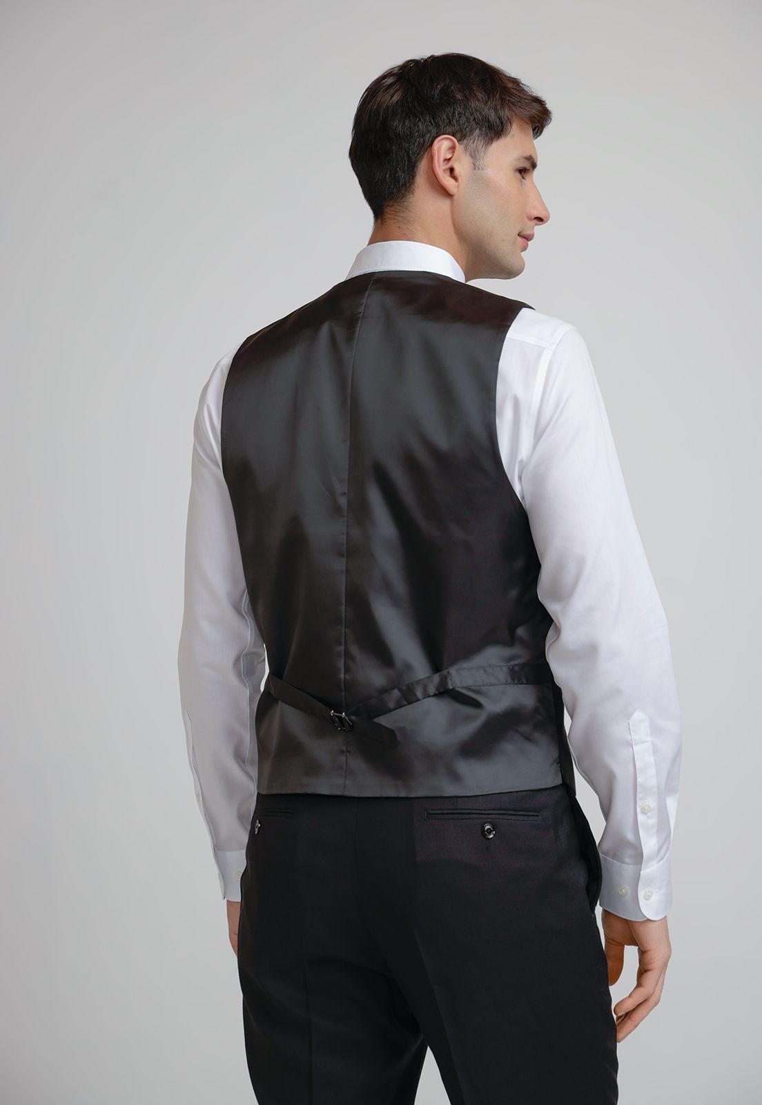 Gilet Hombre Formal Washable Negro-1