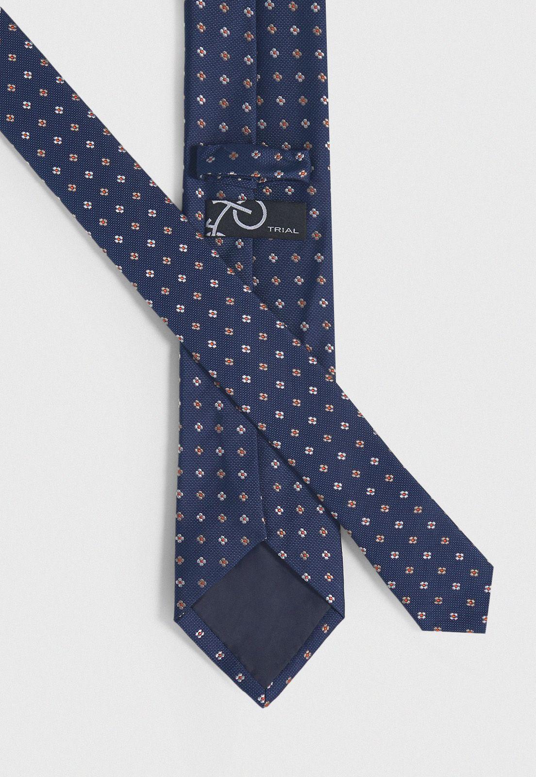 Corbata Formal Hombre Travel Seda Azul-2