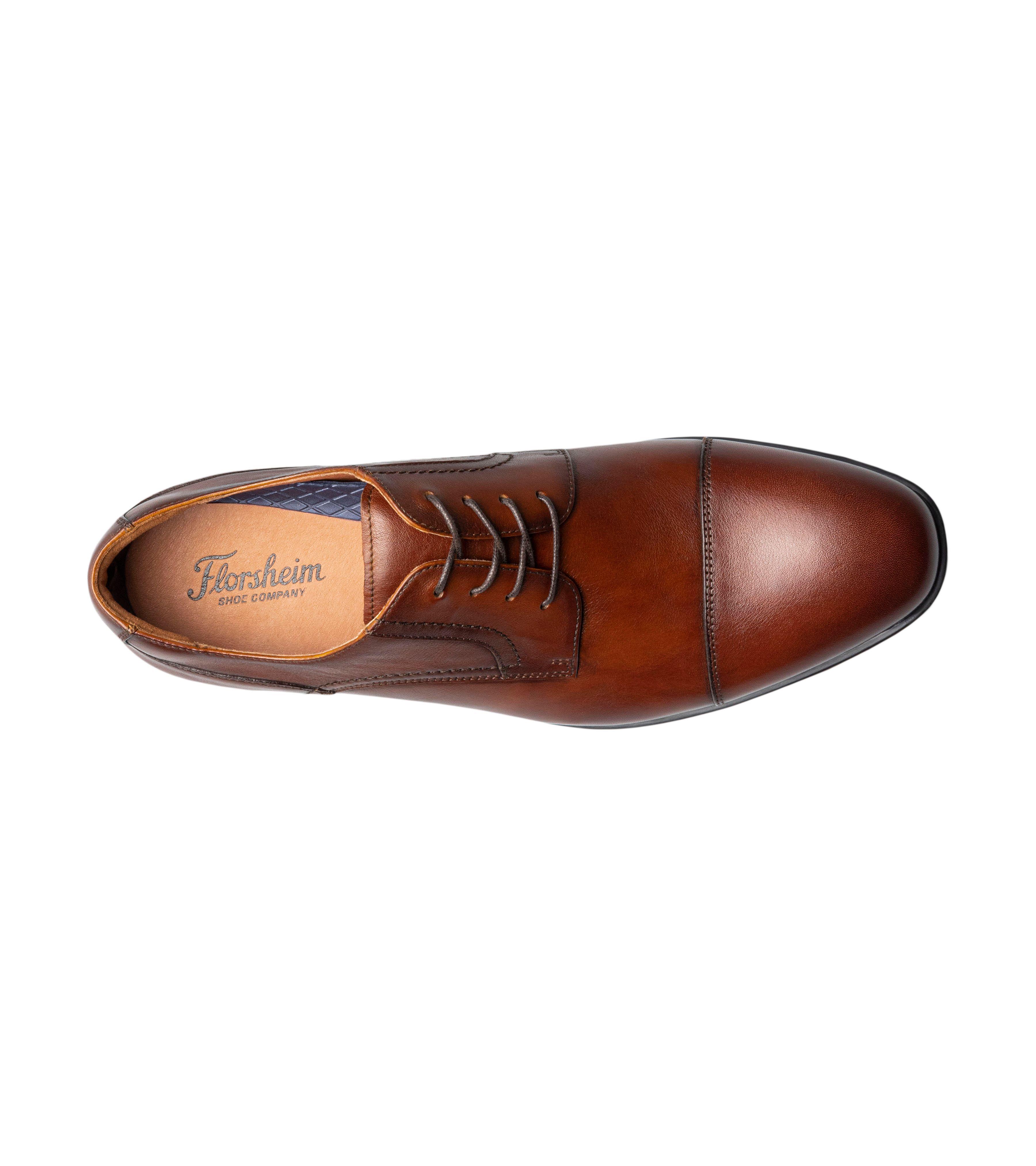 Zapatos Zaffiro Cap Toe Oxford Cognac-5