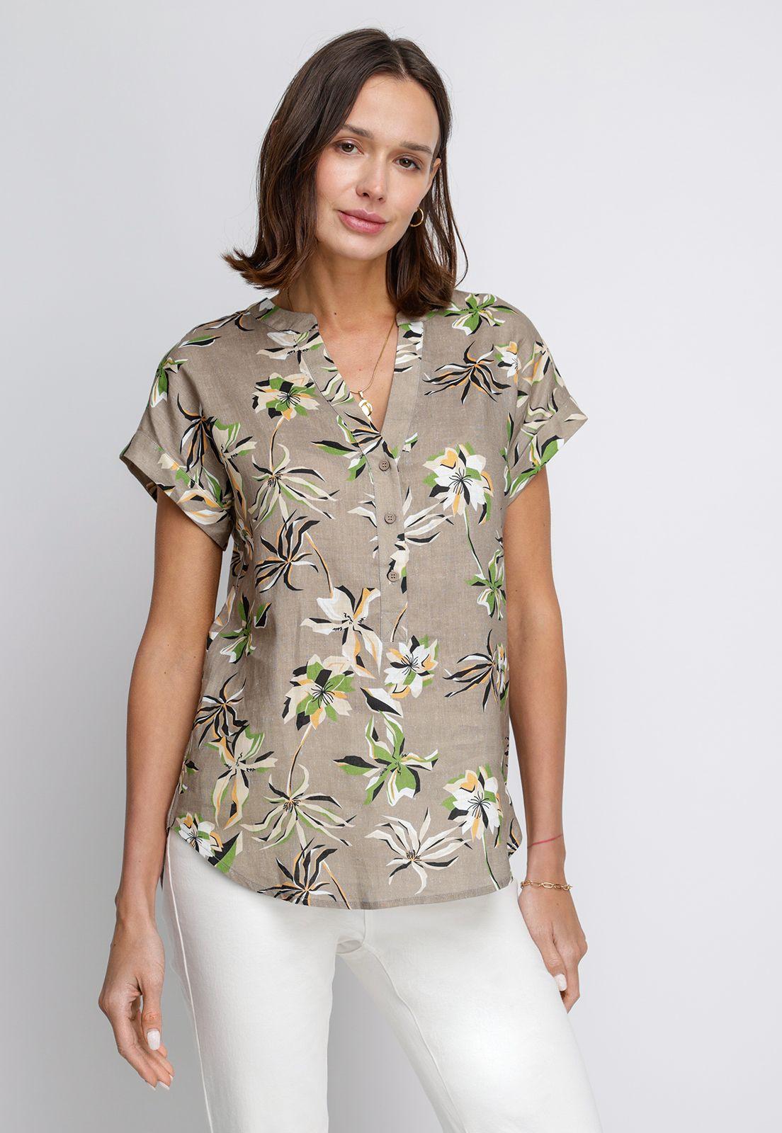 Blusa De Mujer Clio Safari-0