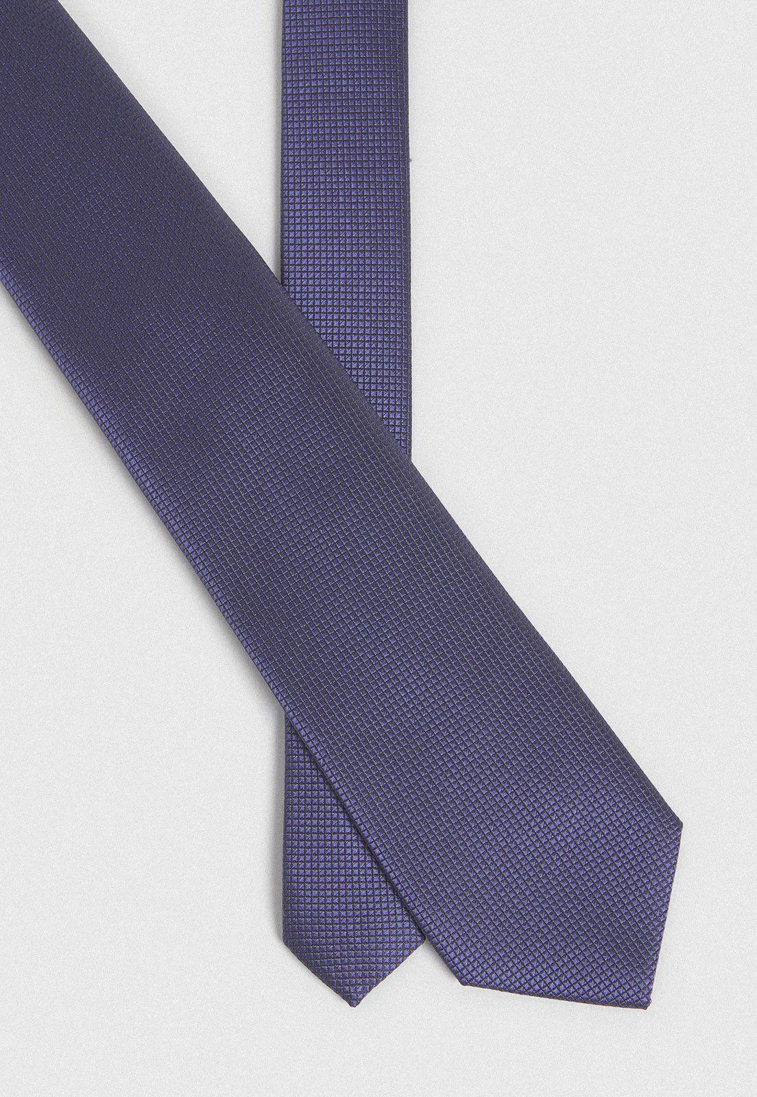 Corbata Formal Hombre Seda Diseño Travel Azulino-0