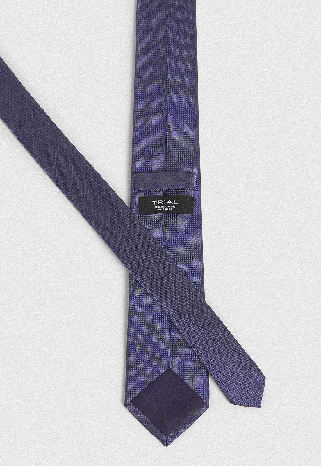 Corbata Formal Hombre Seda Diseño Travel Azulino-1