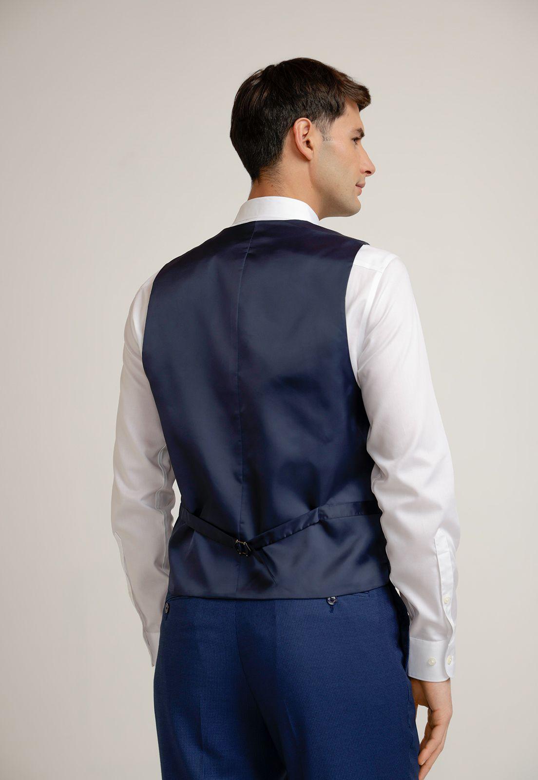 Gilet Hombre Formal Washable Azul-1