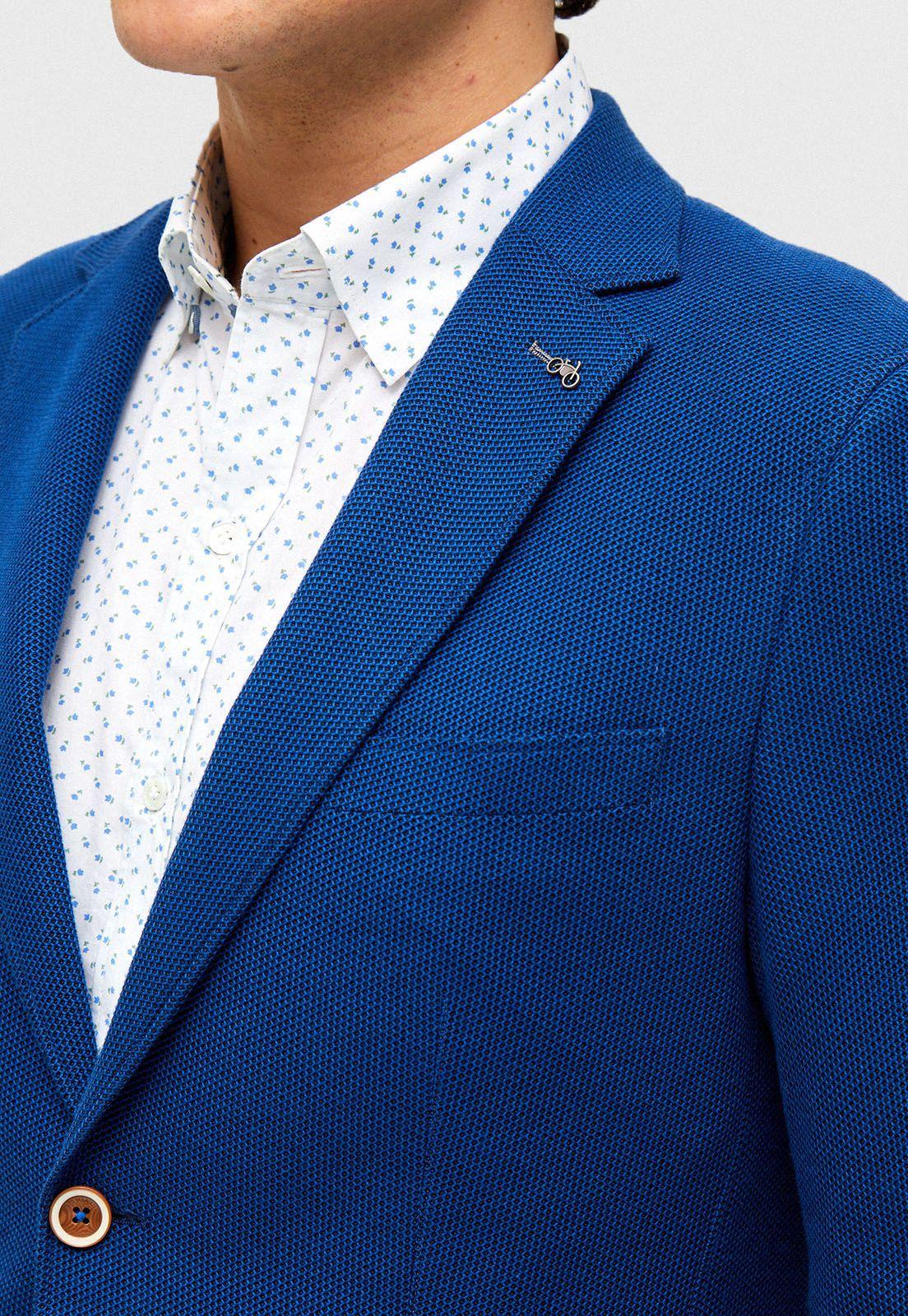 Chaqueta Casual Clash Azul-1