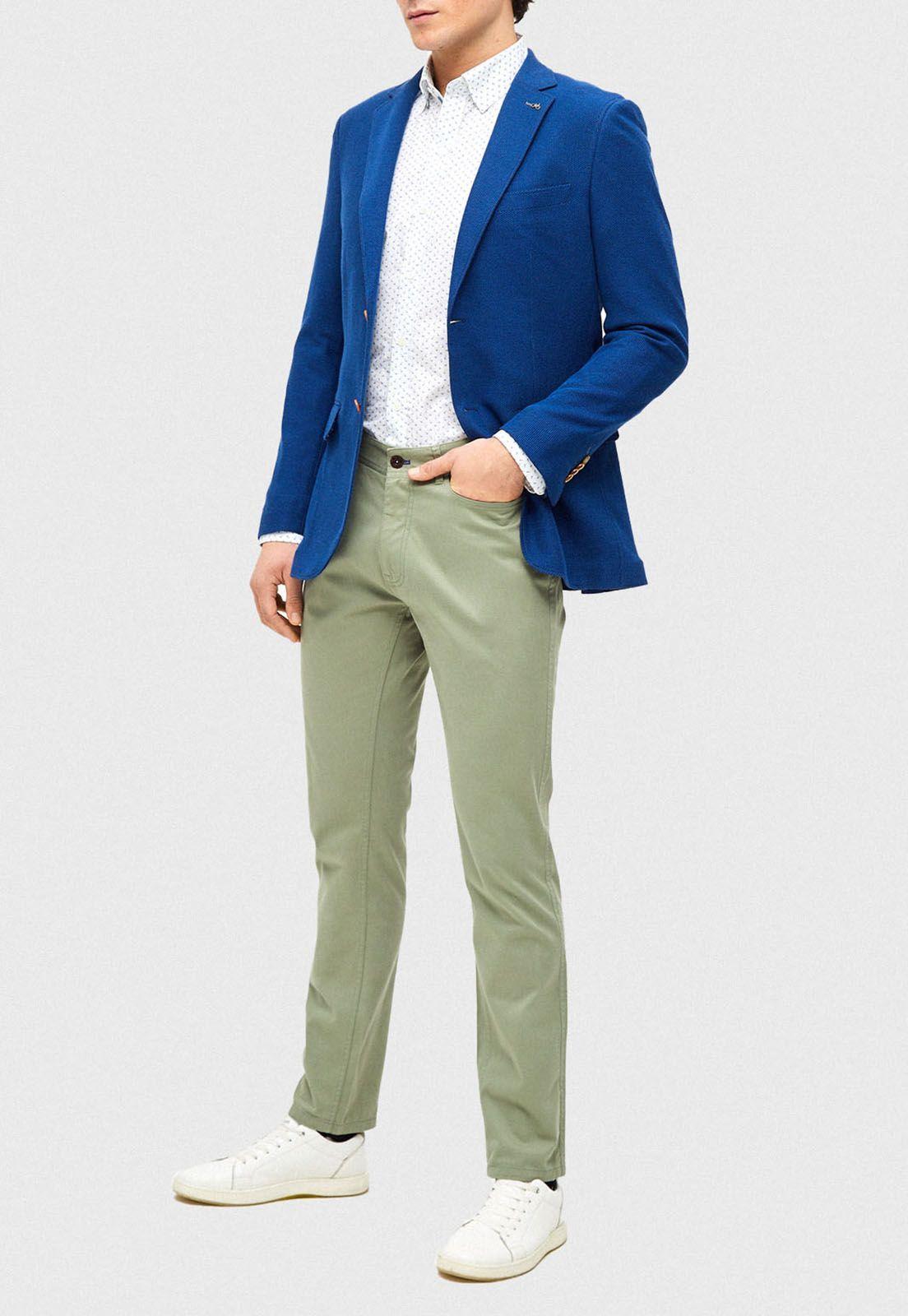 Chaqueta Casual Clash Azul-2