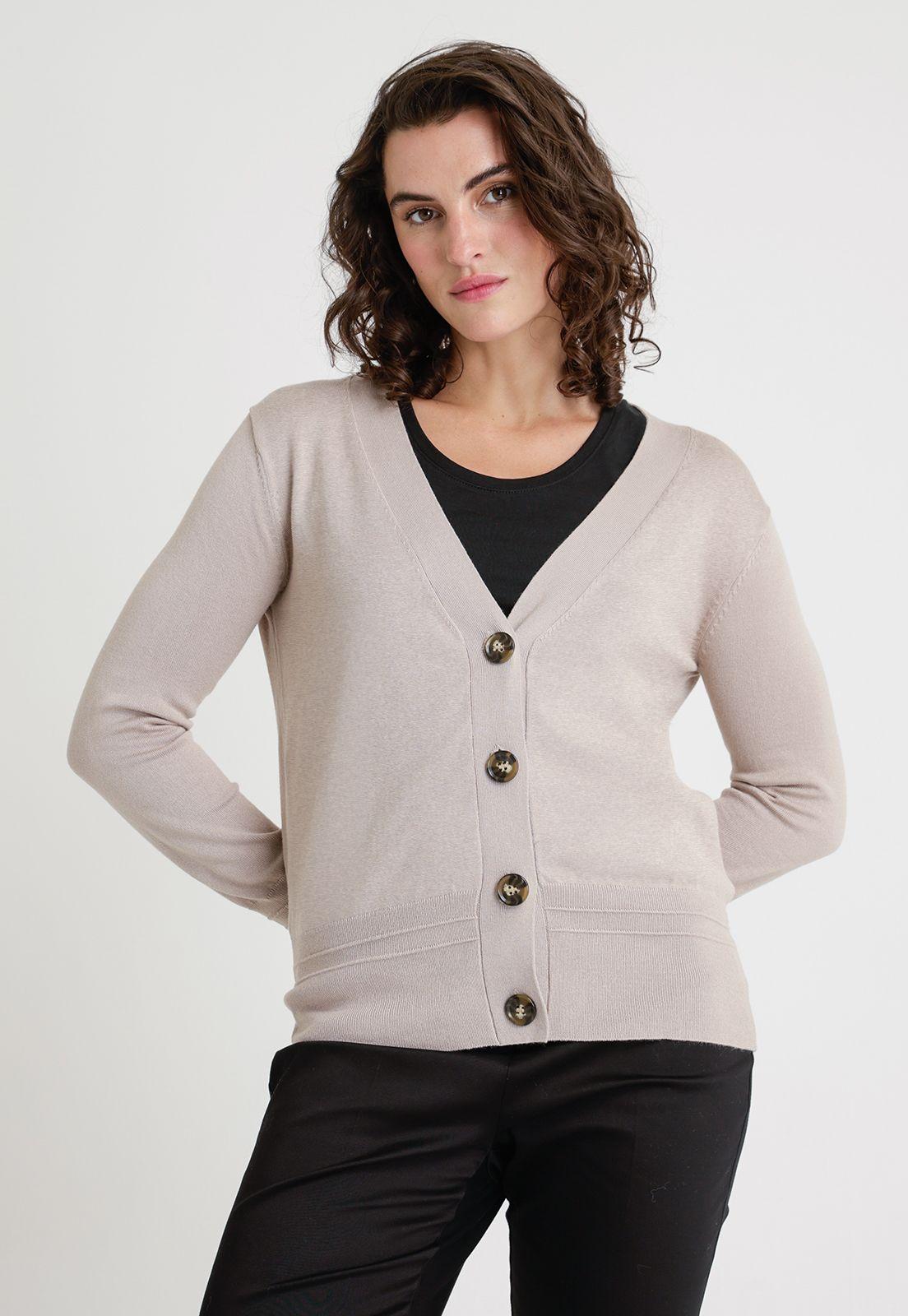 Tejido De Mujer Modelo Astra Color Arena/Dorado-0