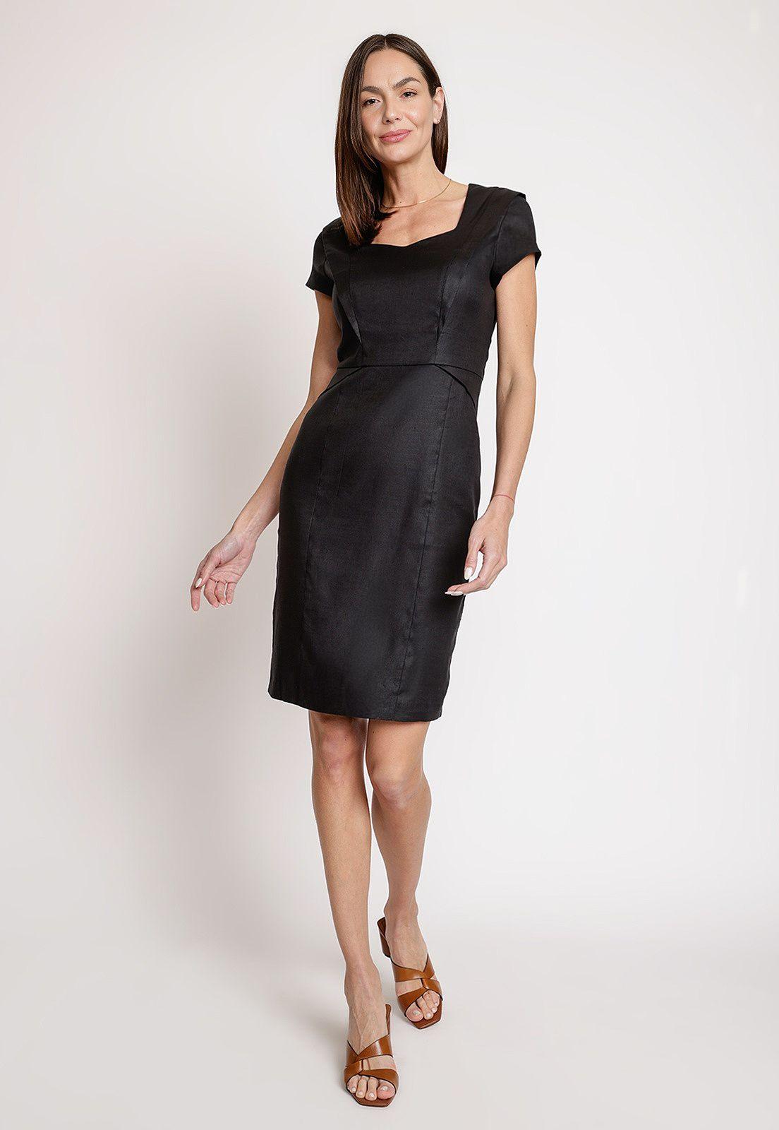 Vestido de Mujer Modelo Emily Color Negro-3