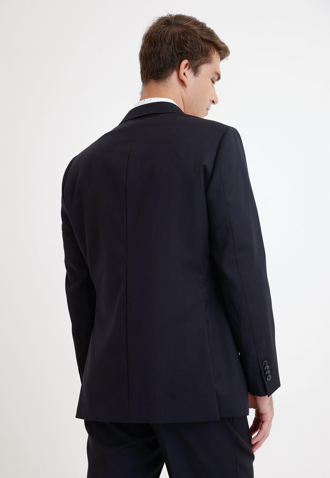 Chaqueta hombre Formal Regular fit Mix & Color Lana Azul marino-1