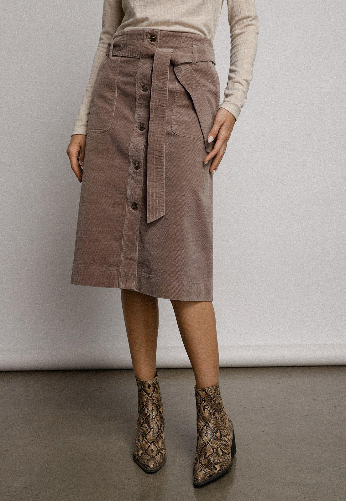 Falda Malia Taupe-0