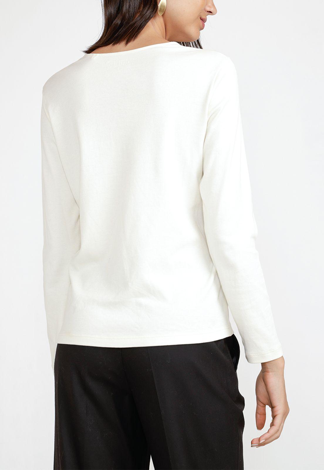 Polera de Mujer Modelo Cecil Color Crudo-1