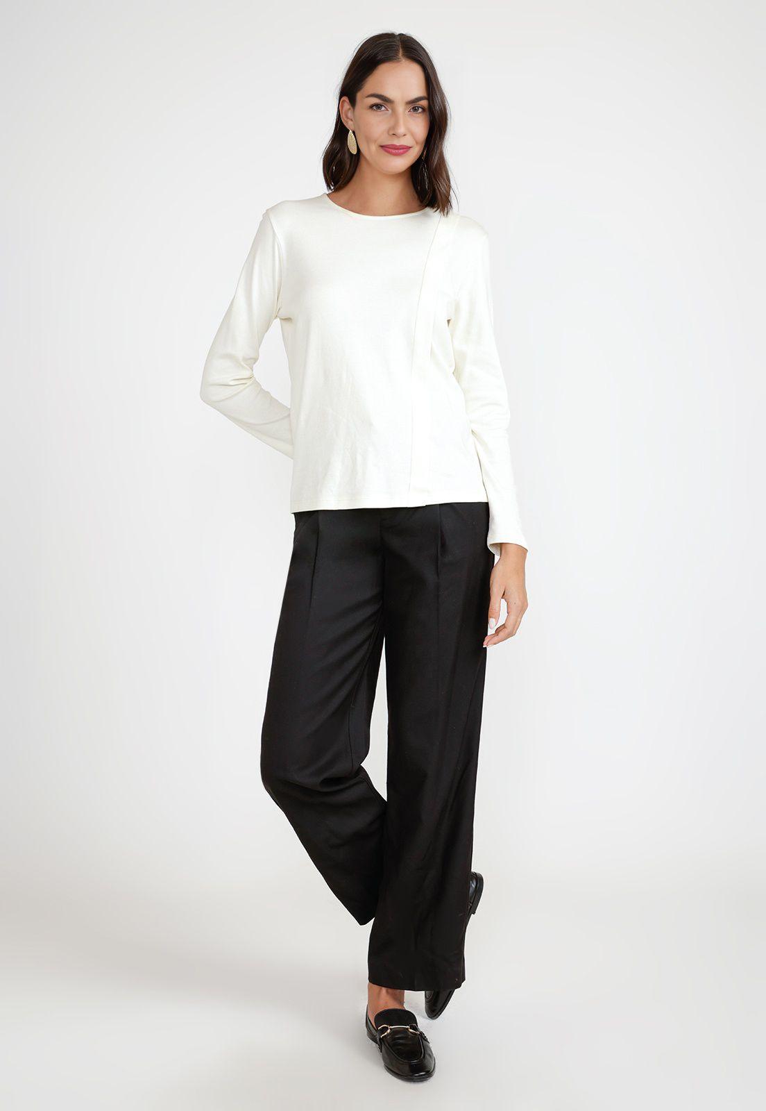 Polera de Mujer Modelo Cecil Color Crudo-3