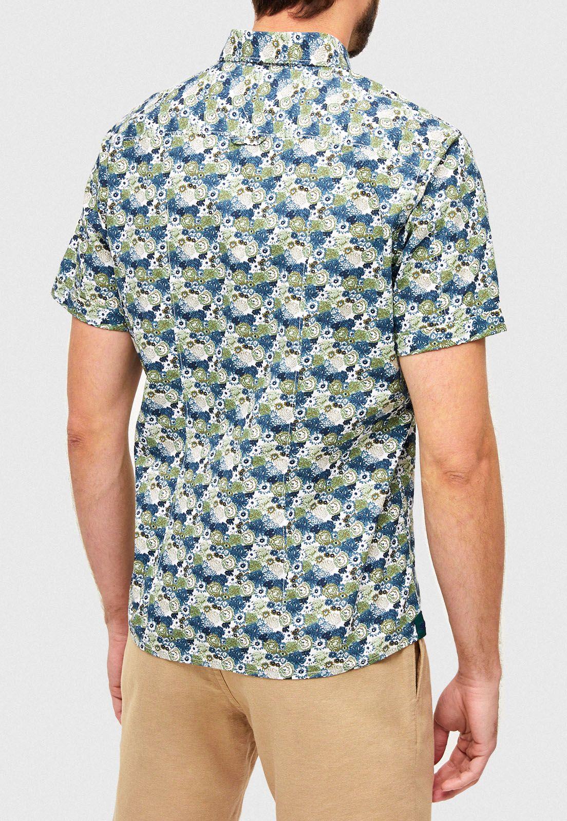 Camisa Bidens Blanco/Verde-1