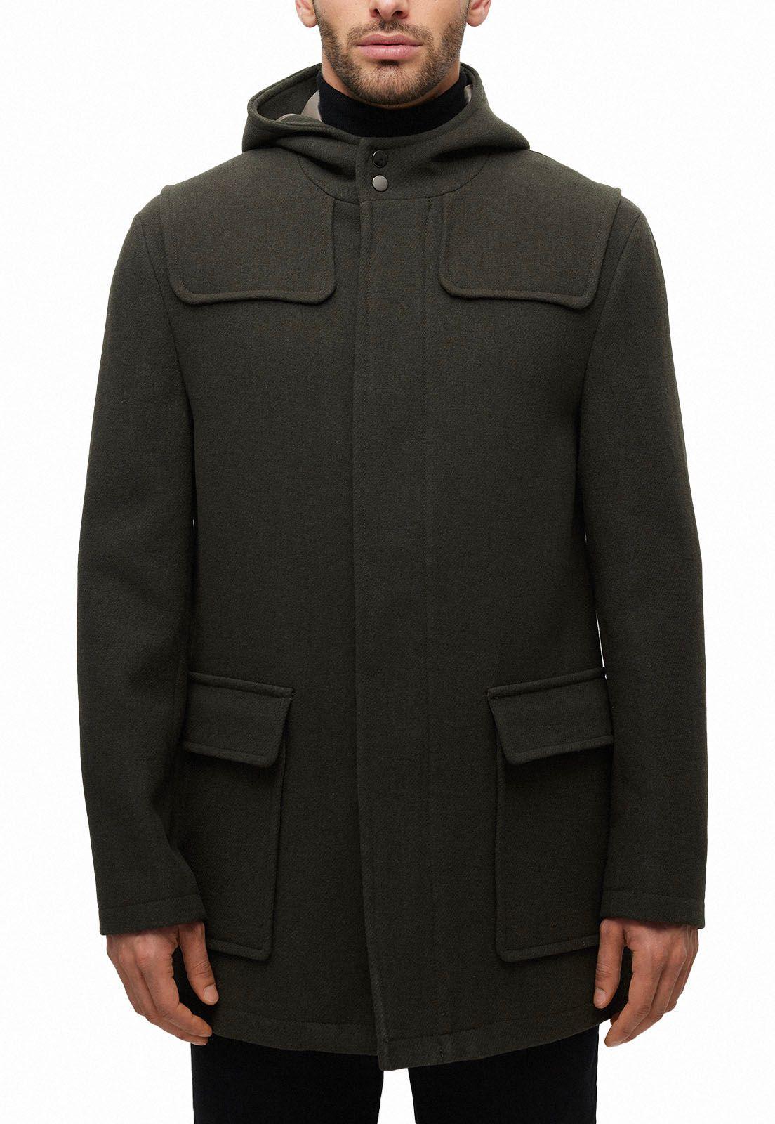 Abrigo Twill Lana Militar-0