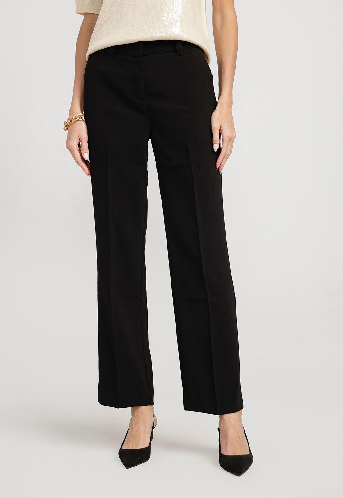 Pantalón Mujer Loreto Viscosa Negro-0