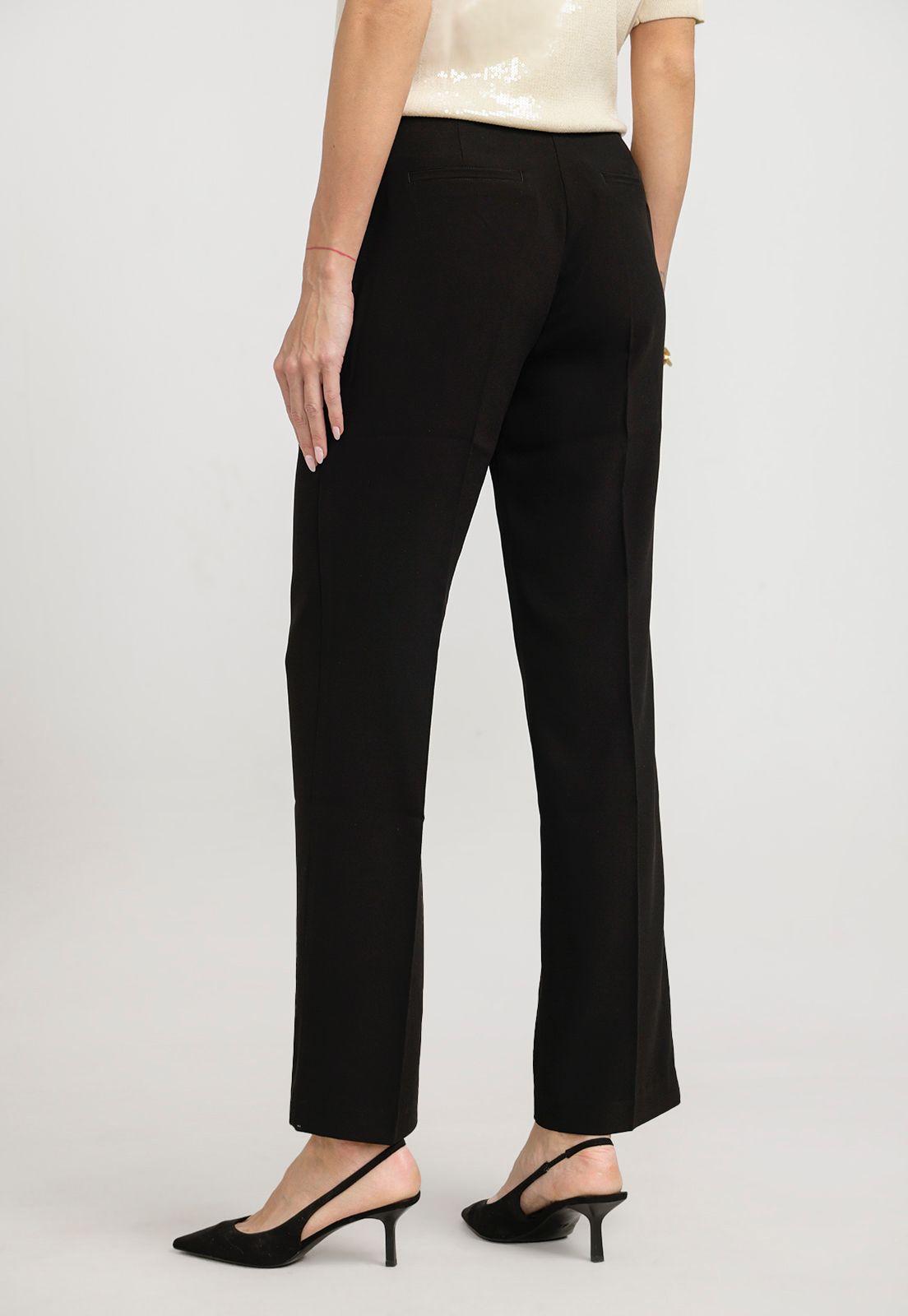 Pantalón Mujer Loreto Viscosa Negro-1