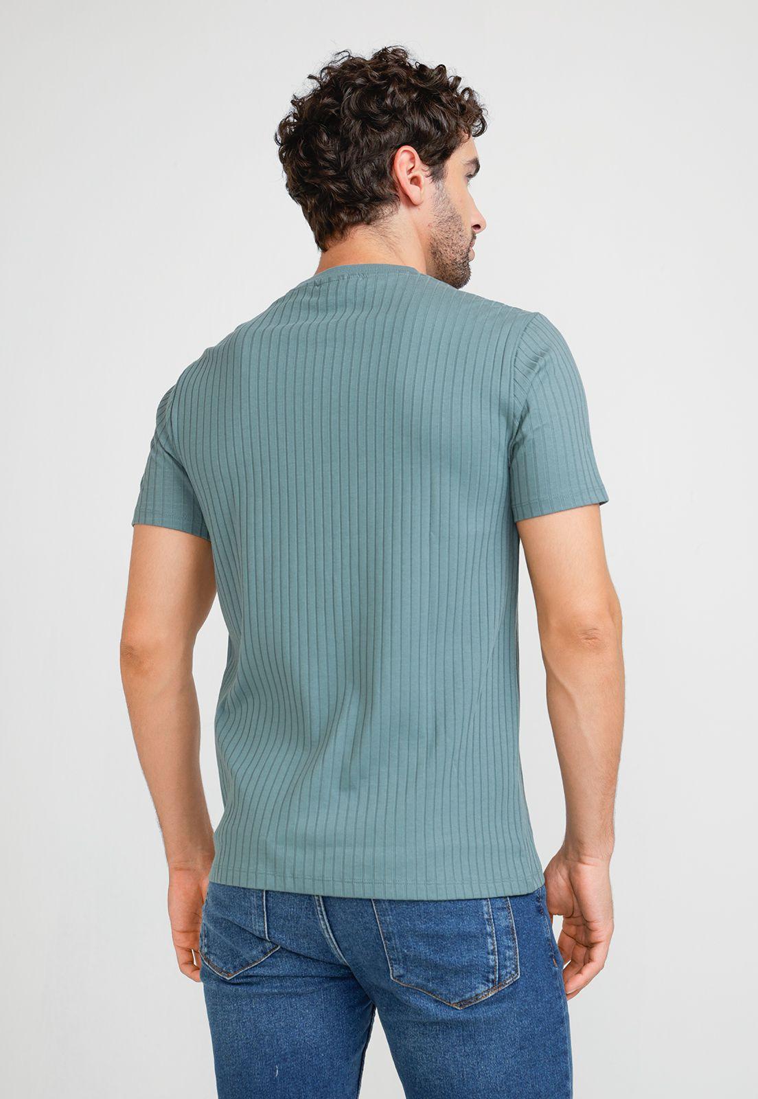 Polera Hombre Manga Corta Verde-1