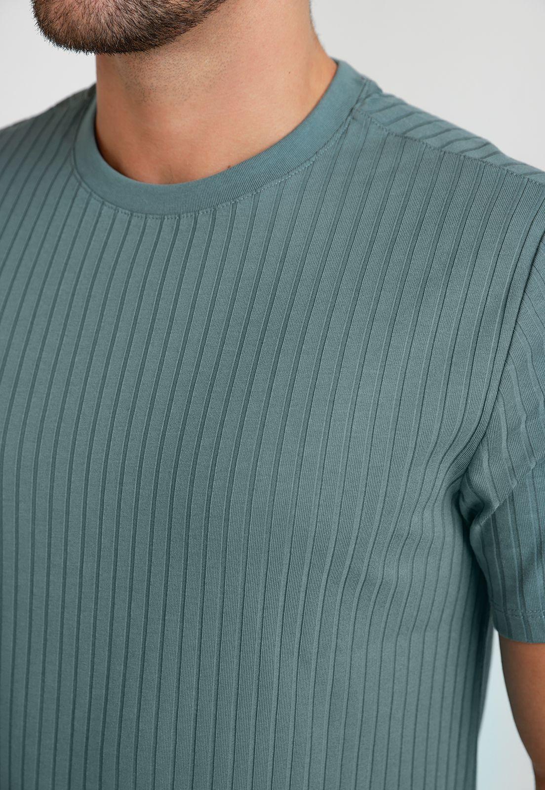 Polera Hombre Manga Corta Verde-2