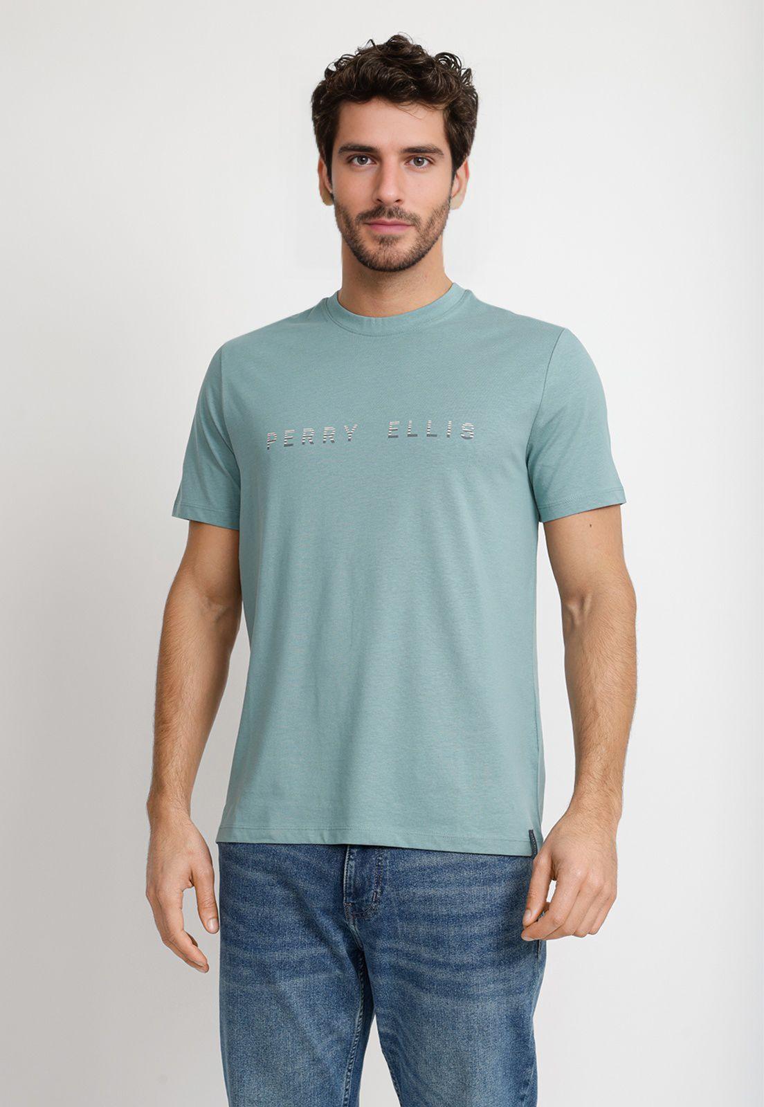 Polera Hombre Manga Corta Verde 4JFK7127-0