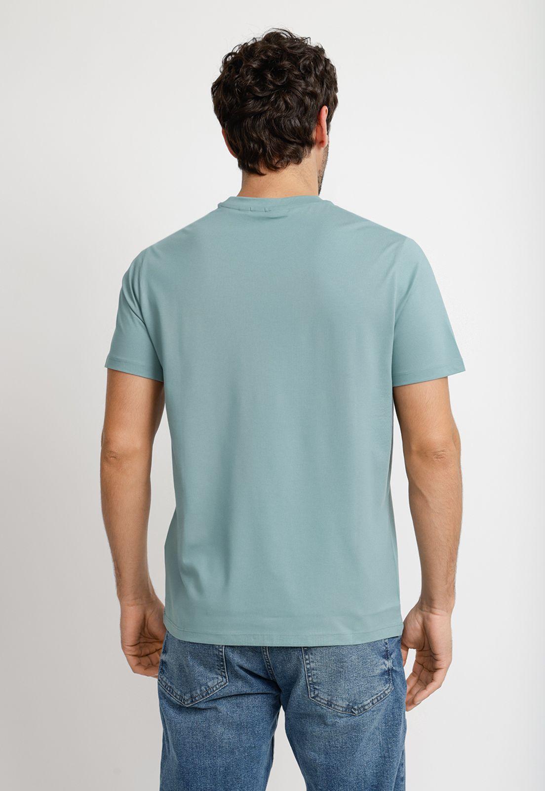 Polera Hombre Manga Corta Verde 4JFK7127-1