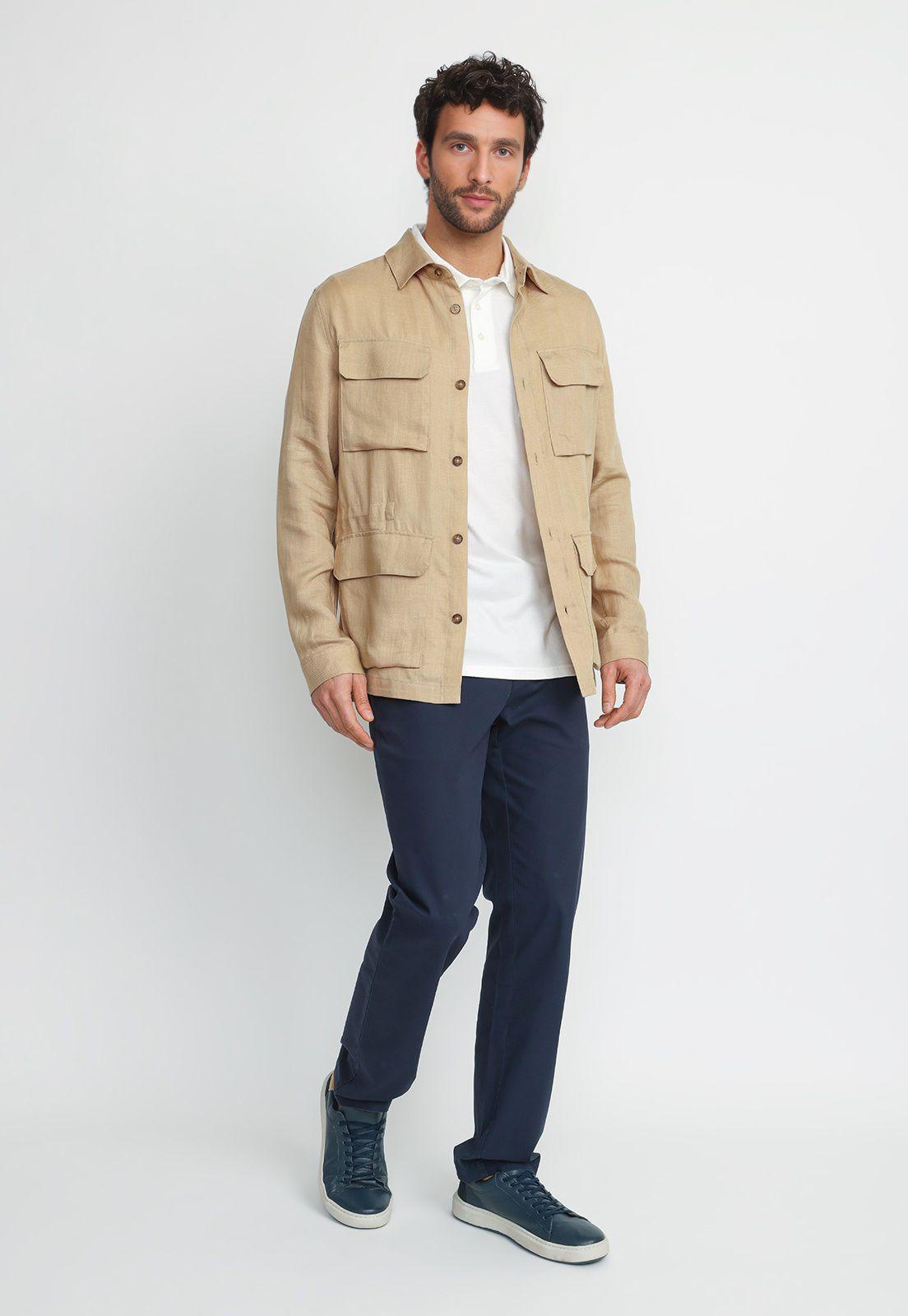 Chaqueta Tencel Lino Tiziano Oliva-3