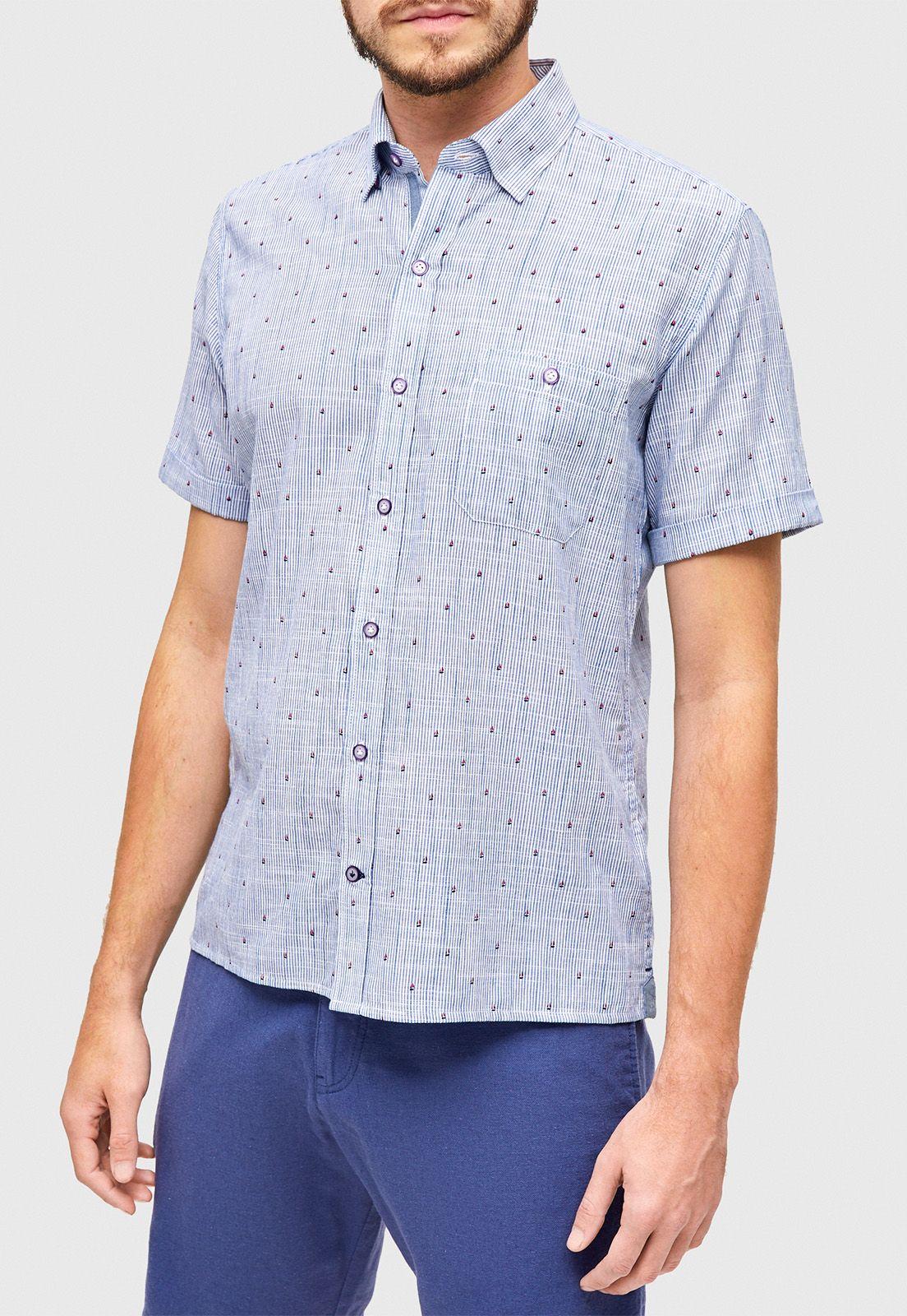 Camisa Sailor Celeste-0