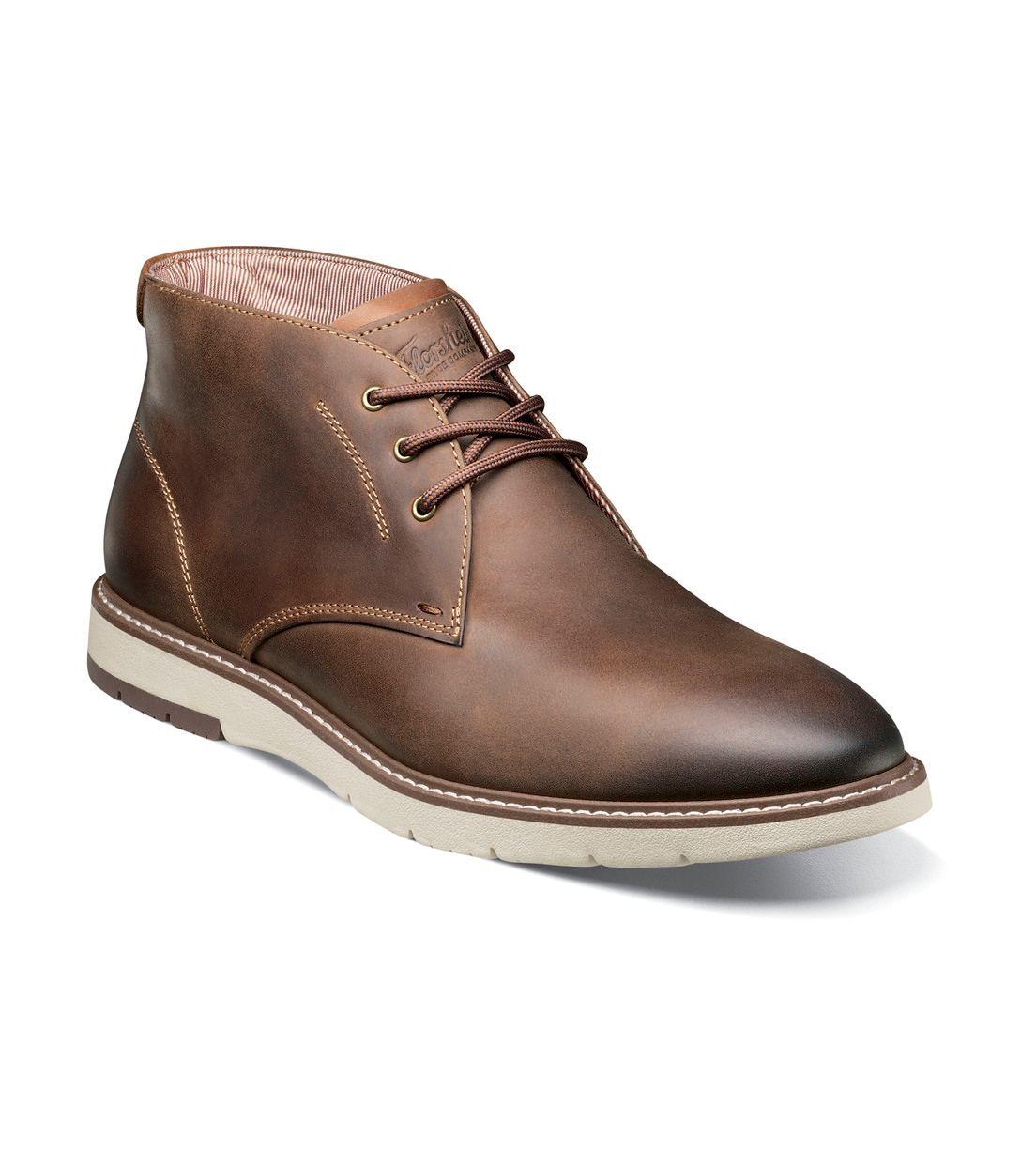 Botines Casual Vibe Plain Chukka Café-0