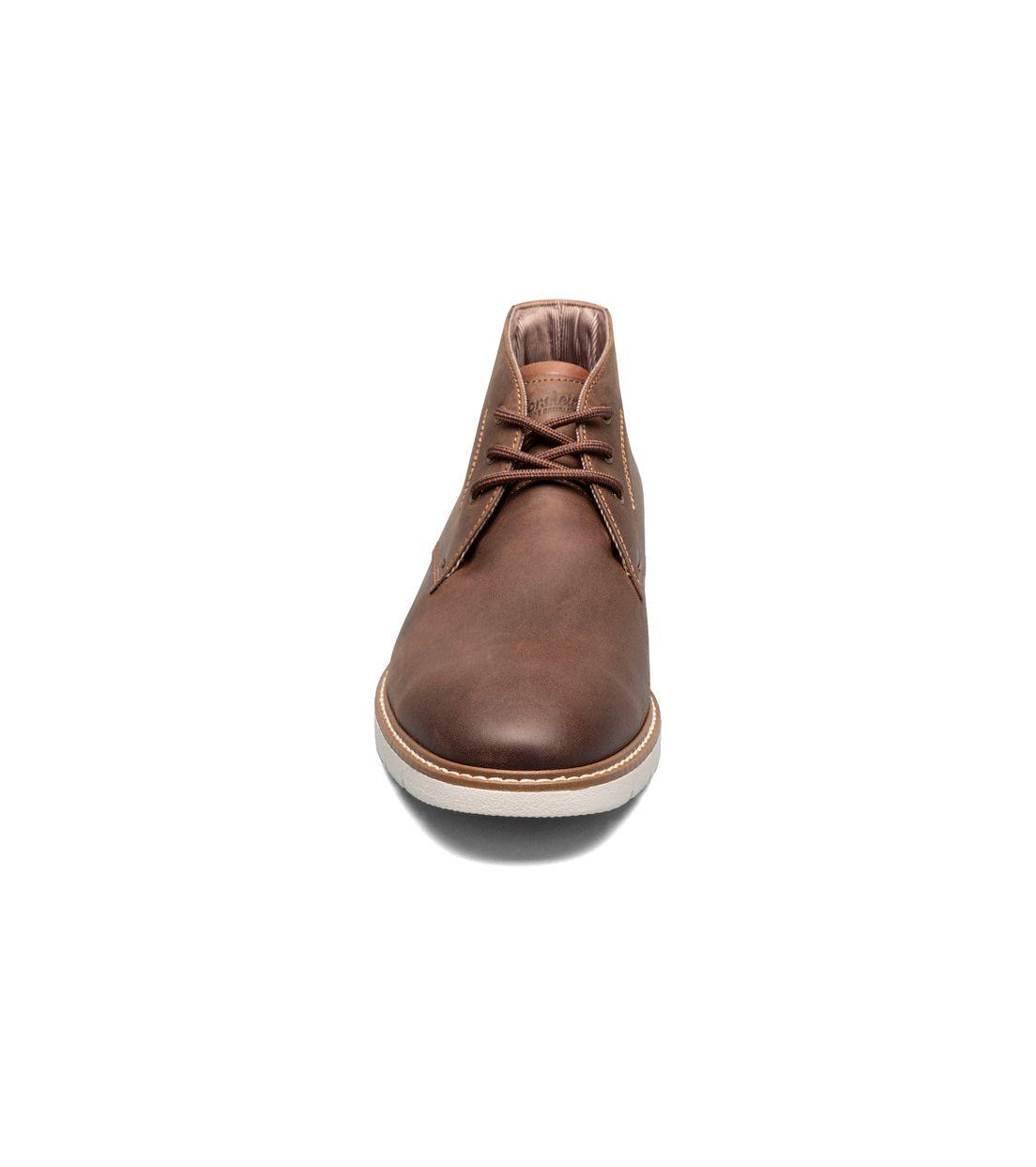 Botines Casual Vibe Plain Chukka Café-1