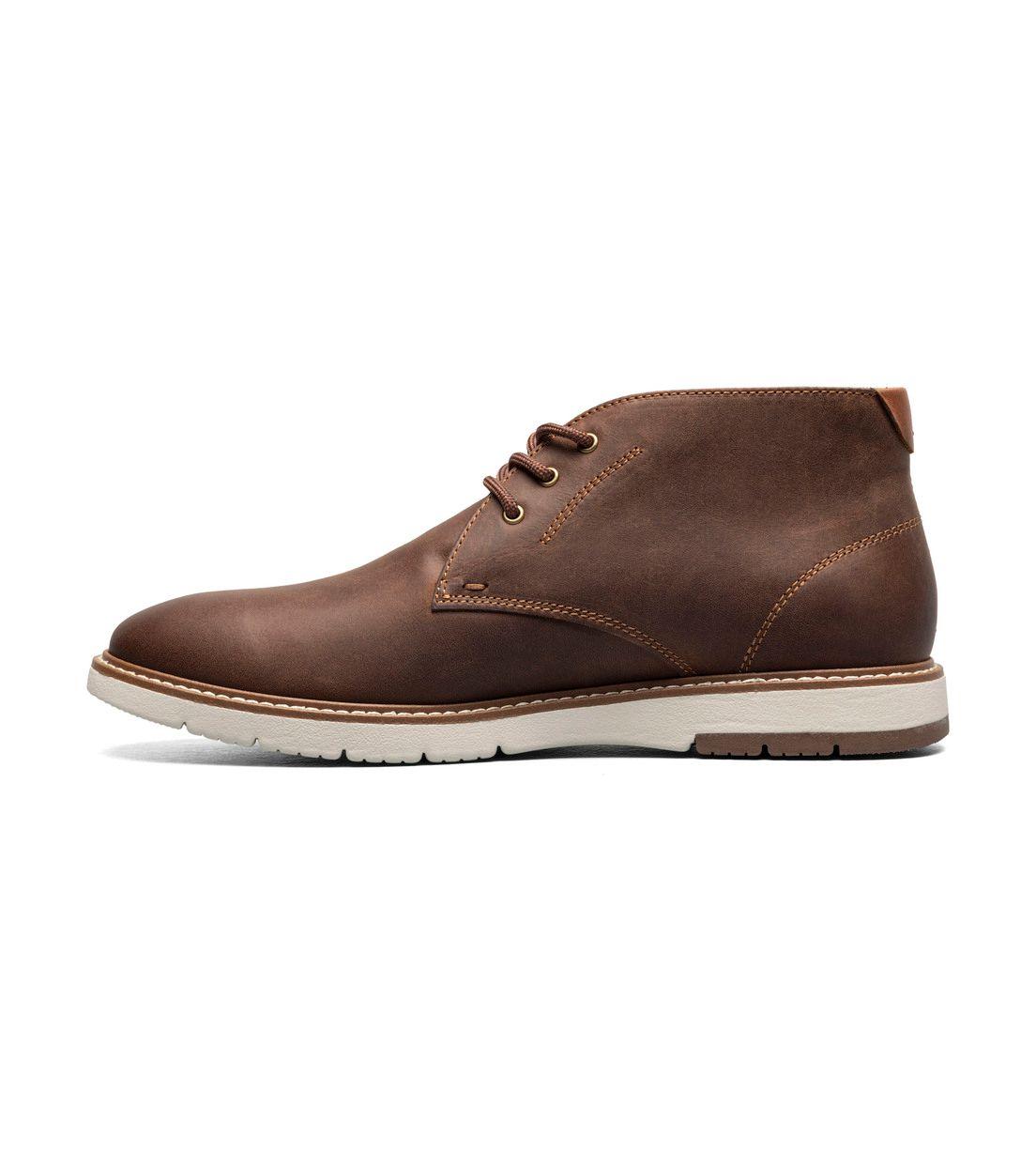 Botines Casual Vibe Plain Chukka Café-4